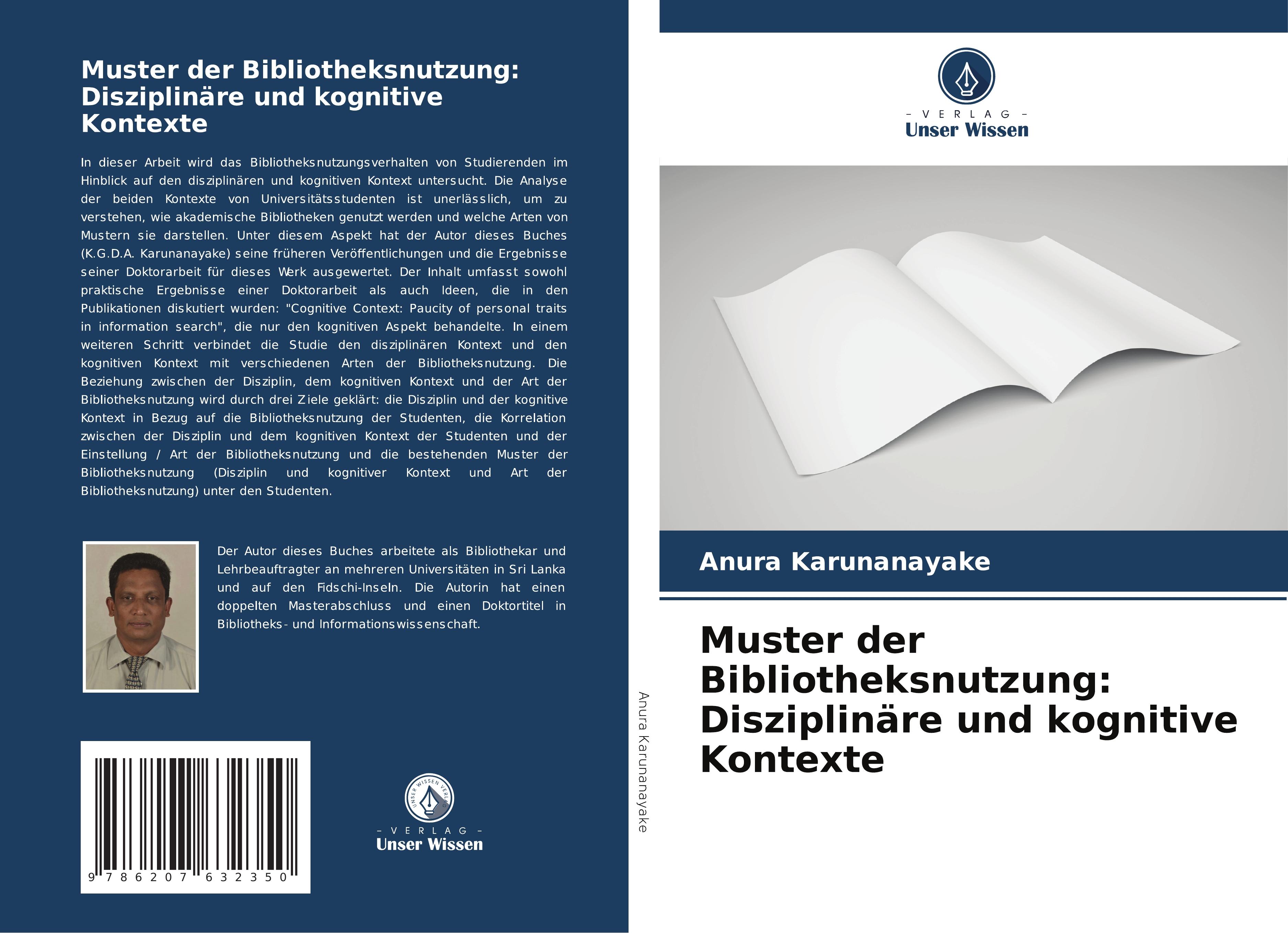 Muster der Bibliotheksnutzung: Disziplinäre und kognitive Kontexte