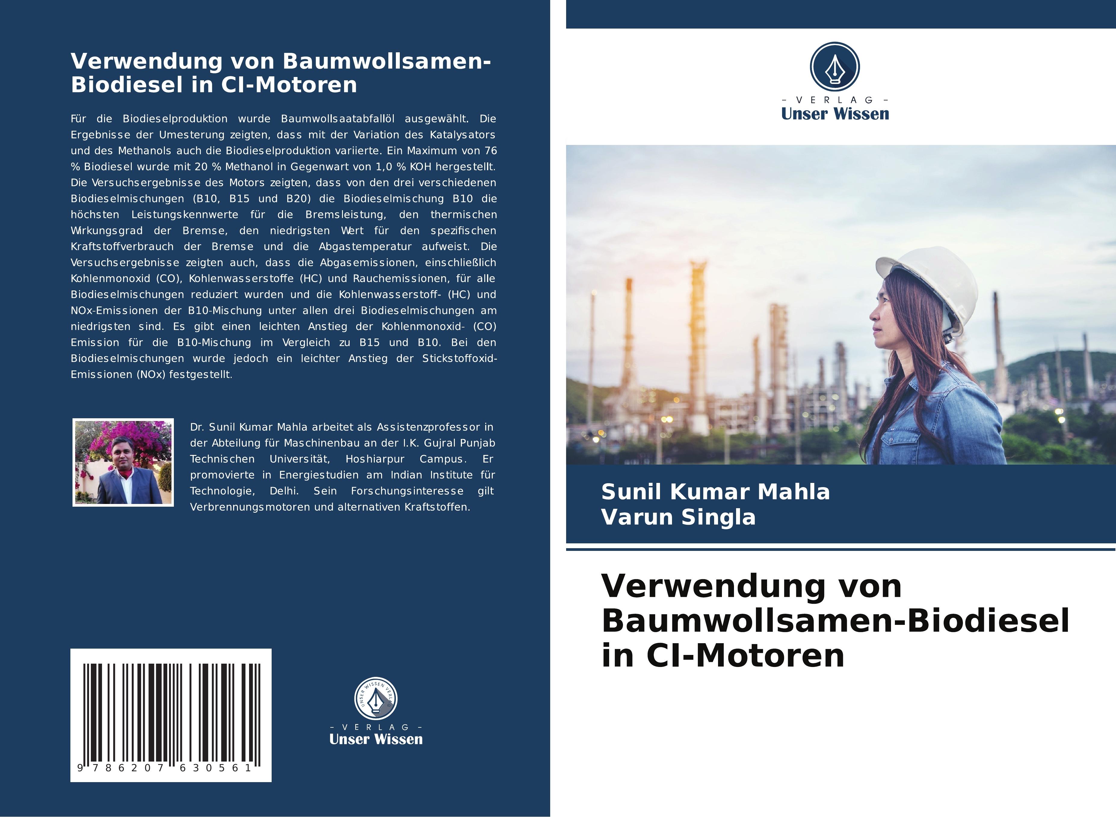 Verwendung von Baumwollsamen-Biodiesel in CI-Motoren