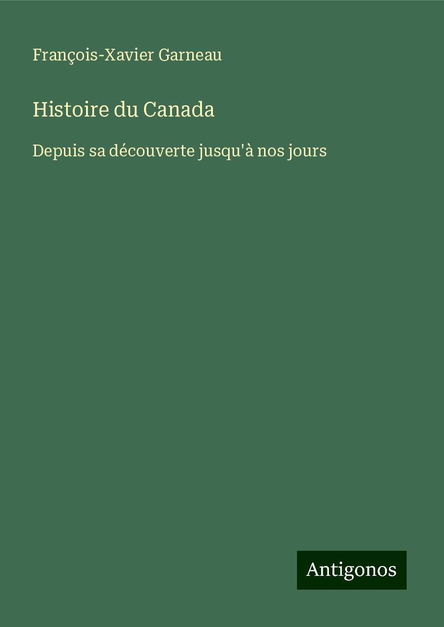 Histoire du Canada