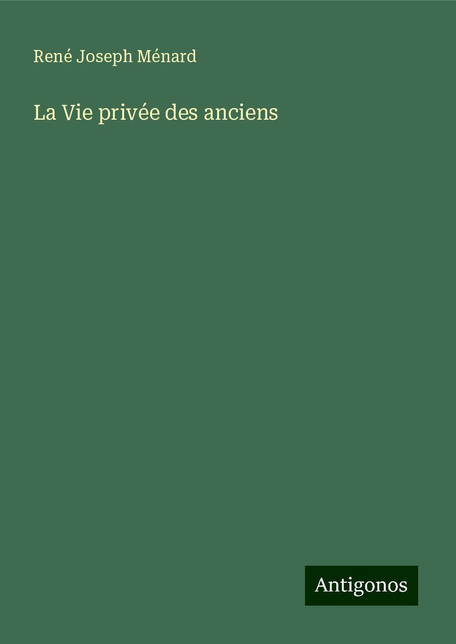 La Vie privée des anciens