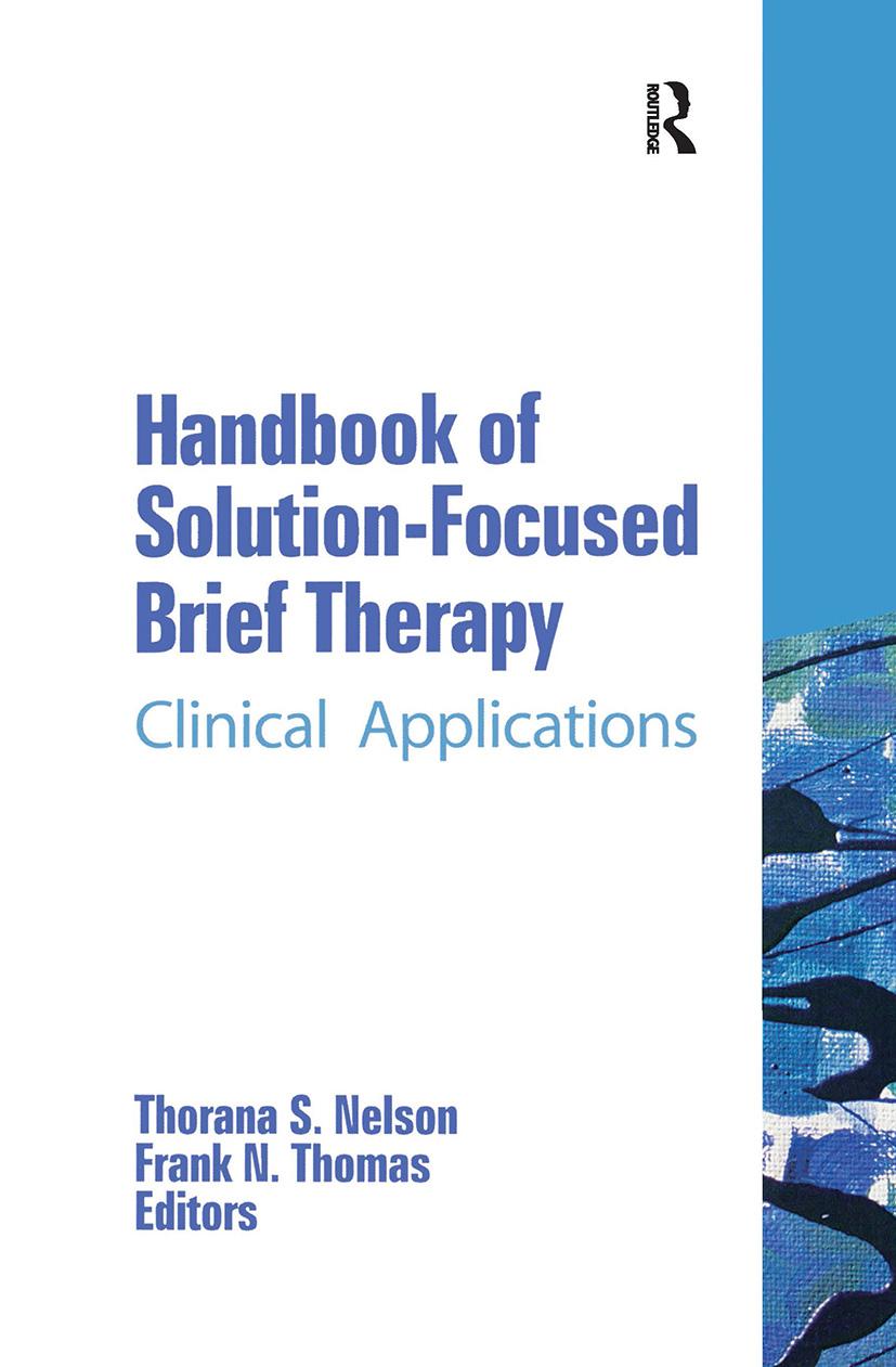 Handbook of Solution-Focused Brief Therapy