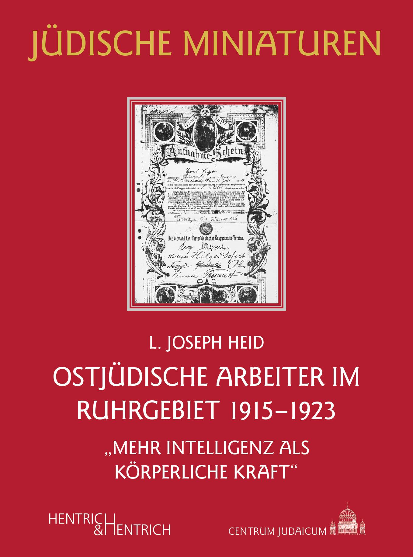 Ostjüdische Arbeiter im Ruhrgebiet 1915-1923