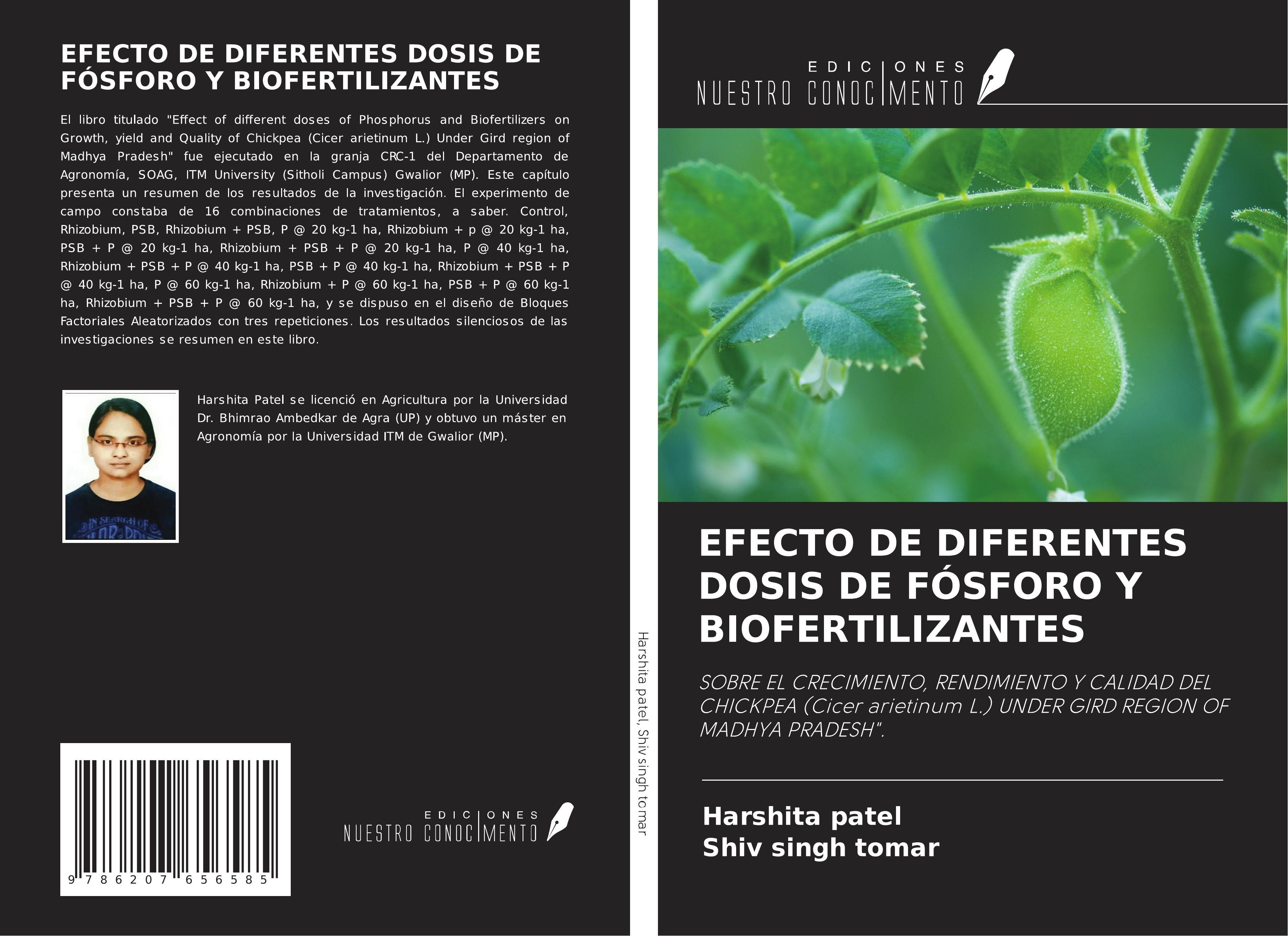 EFECTO DE DIFERENTES DOSIS DE FÓSFORO Y BIOFERTILIZANTES