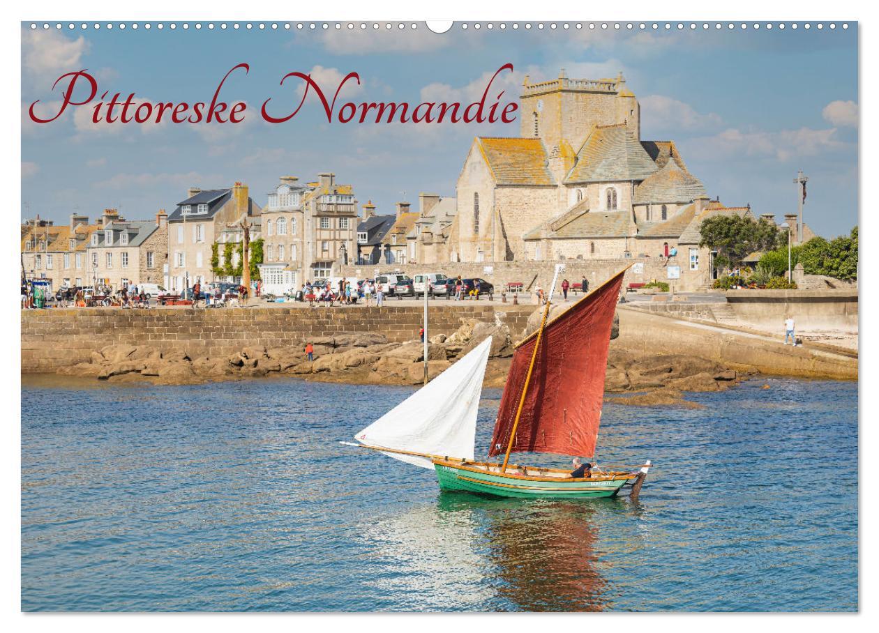 Pittoreske Normandie (Wandkalender 2025 DIN A2 quer), CALVENDO Monatskalender