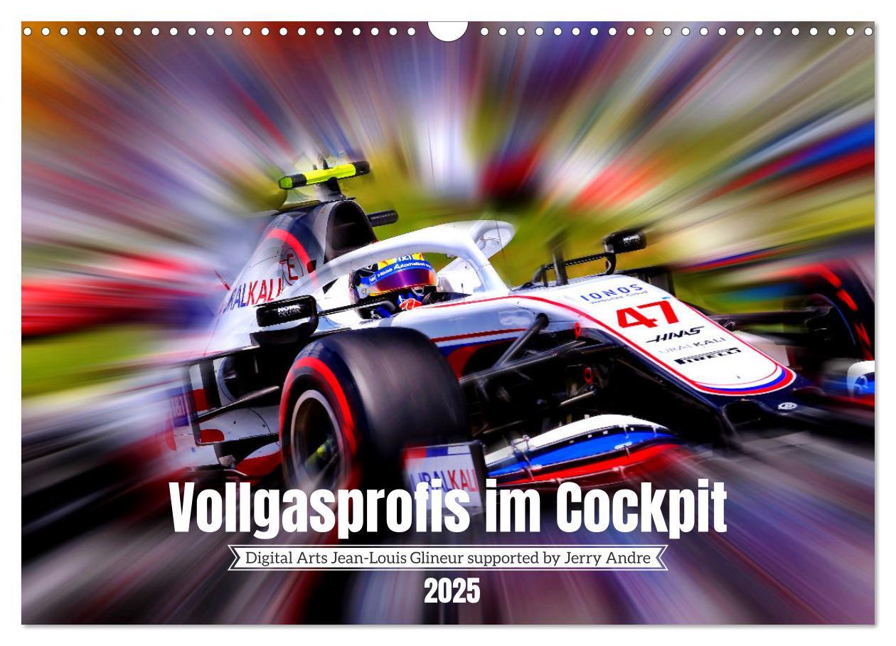 Vollgasprofis im Cockpit (Wandkalender 2025 DIN A3 quer), CALVENDO Monatskalender