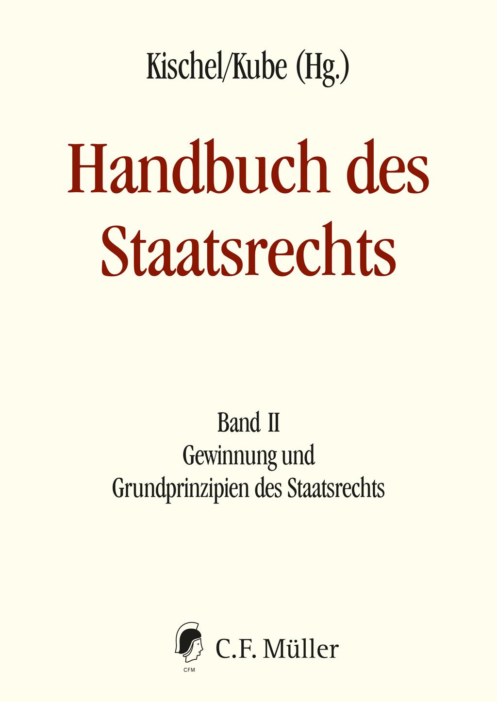 Handbuch des Staatsrechts - Neuausgabe