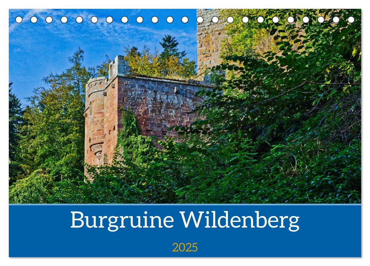 Burg Wildenberg (Tischkalender 2025 DIN A5 quer), CALVENDO Monatskalender