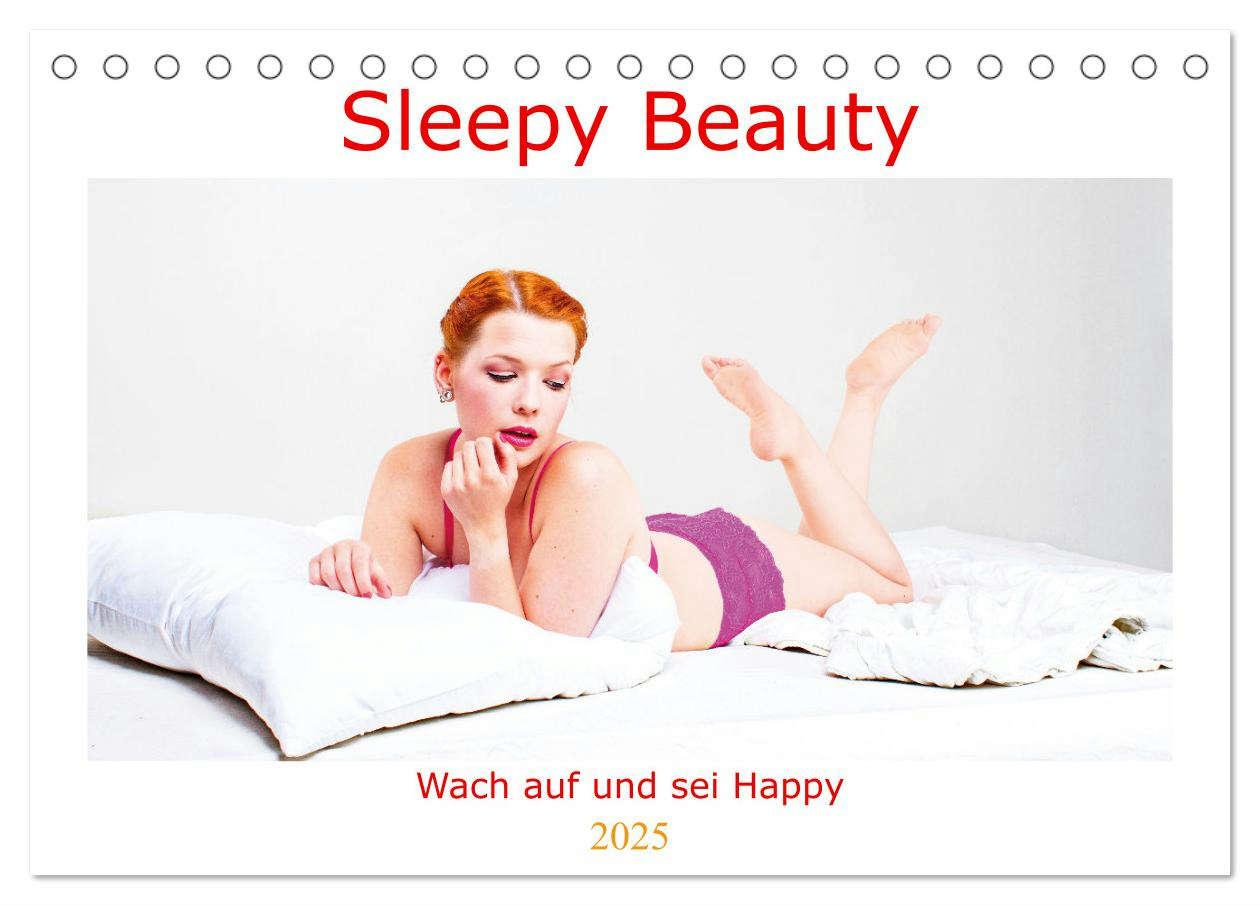 Sleepy Beauty (Tischkalender 2025 DIN A5 quer), CALVENDO Monatskalender