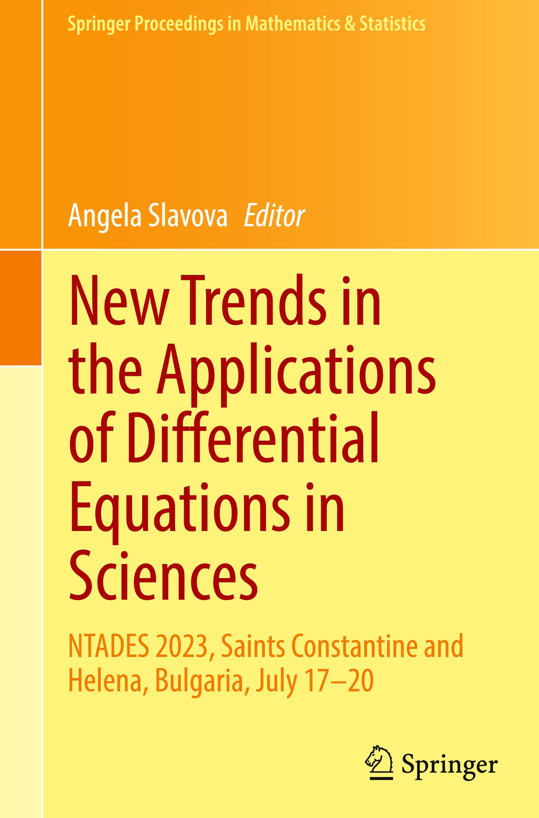 New Trends in the Applications of Differential Equations in Sciences