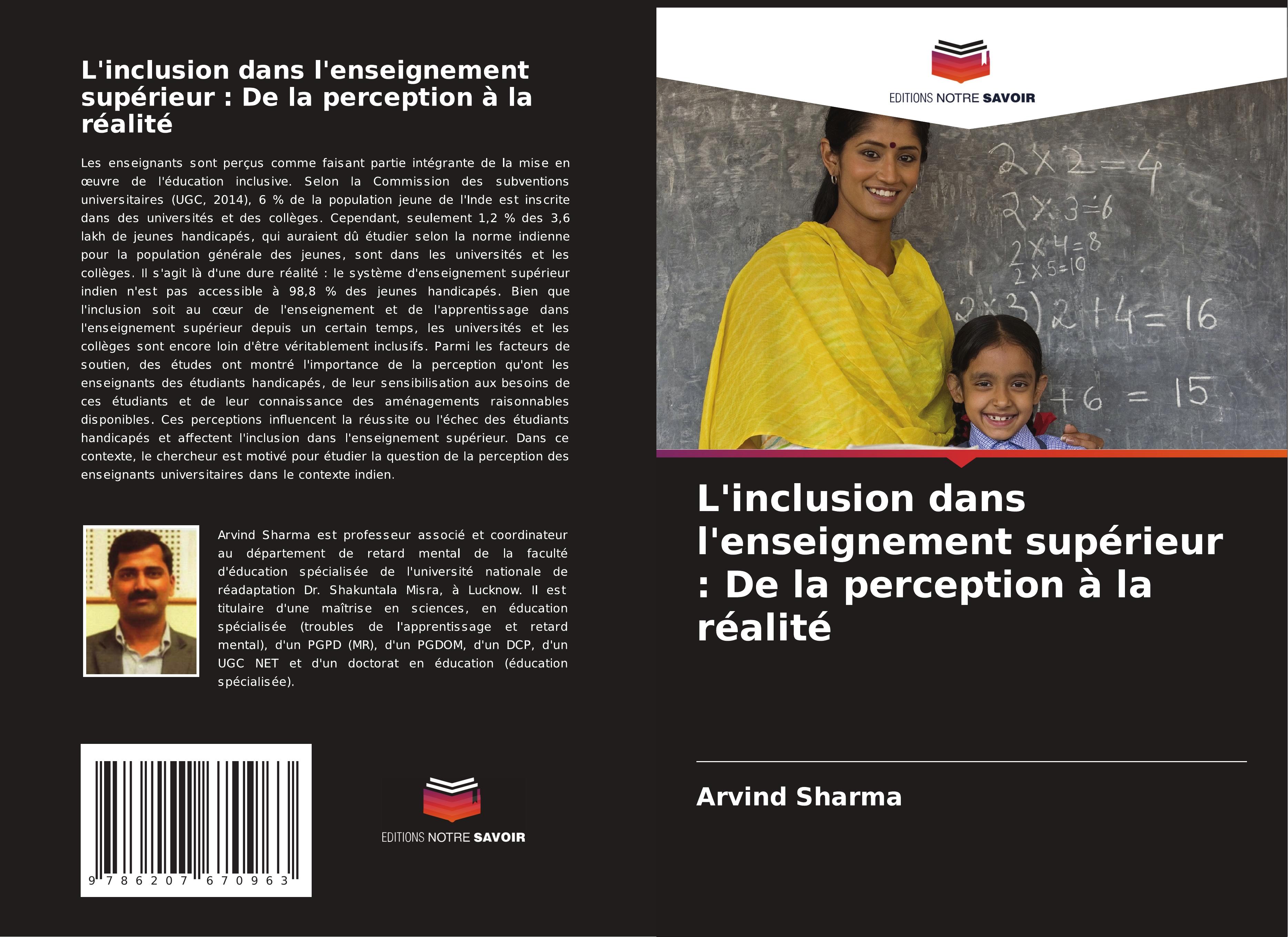 L'inclusion dans l'enseignement supérieur : De la perception à la réalité