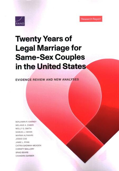 Twenty Years of Legal Marriage for Same-Sex Couples in the United States