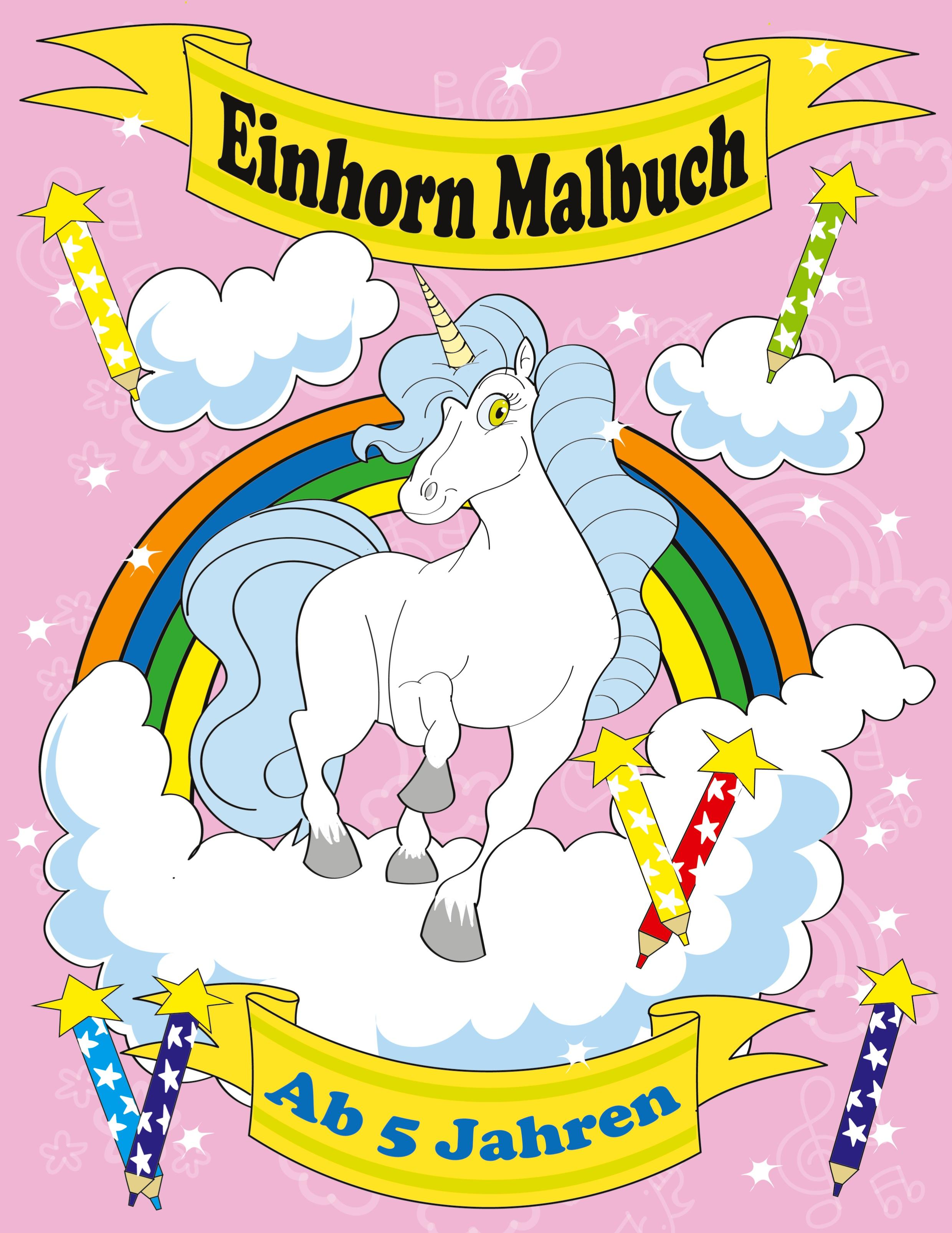 Einhorn Malbuch Ab 5 Jahren