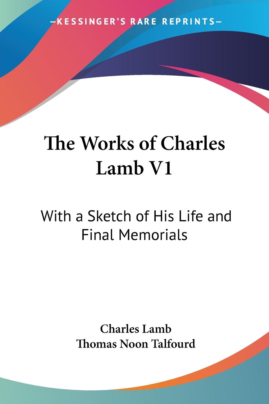 The Works of Charles Lamb V1