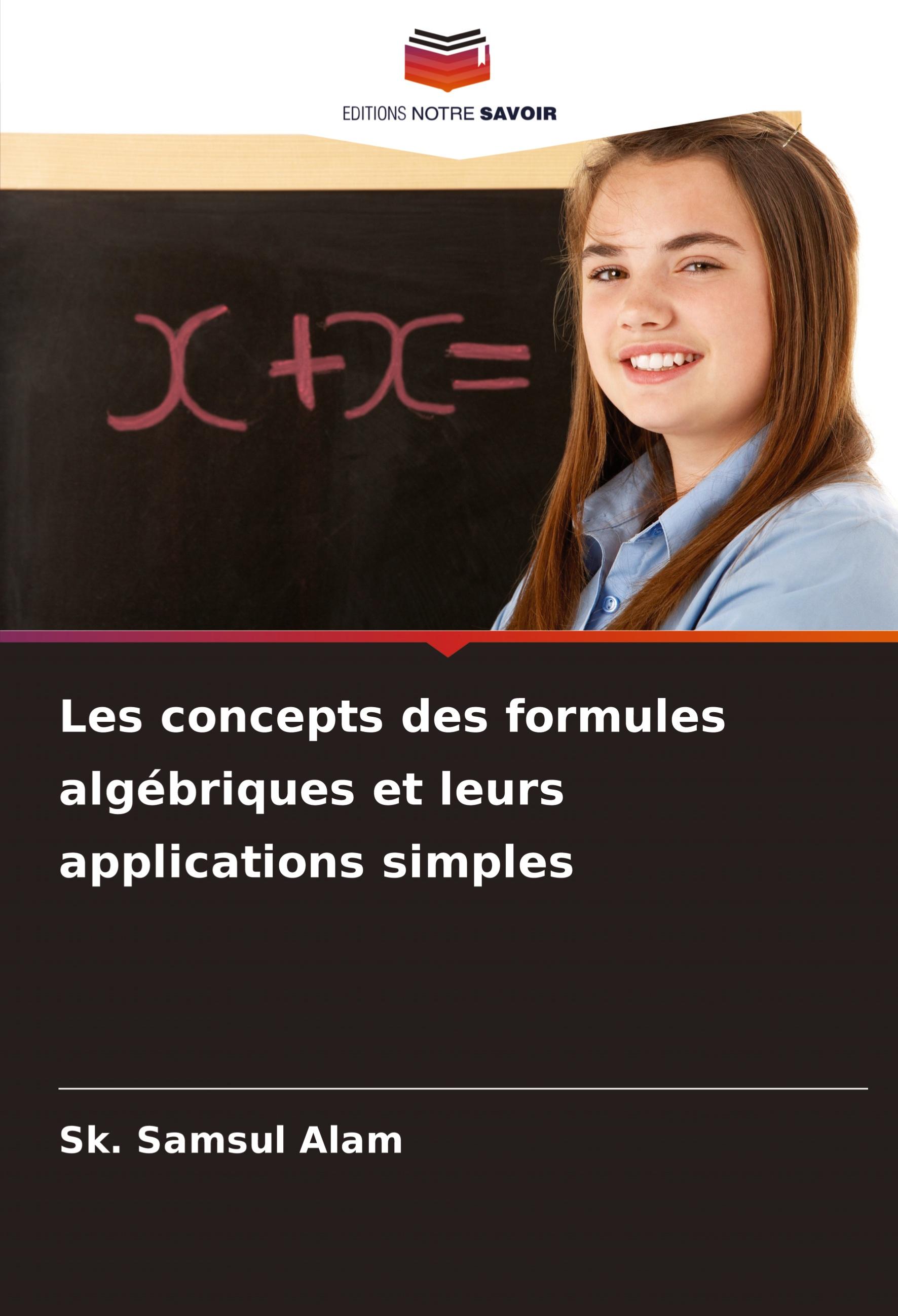 Les concepts des formules algébriques et leurs applications simples