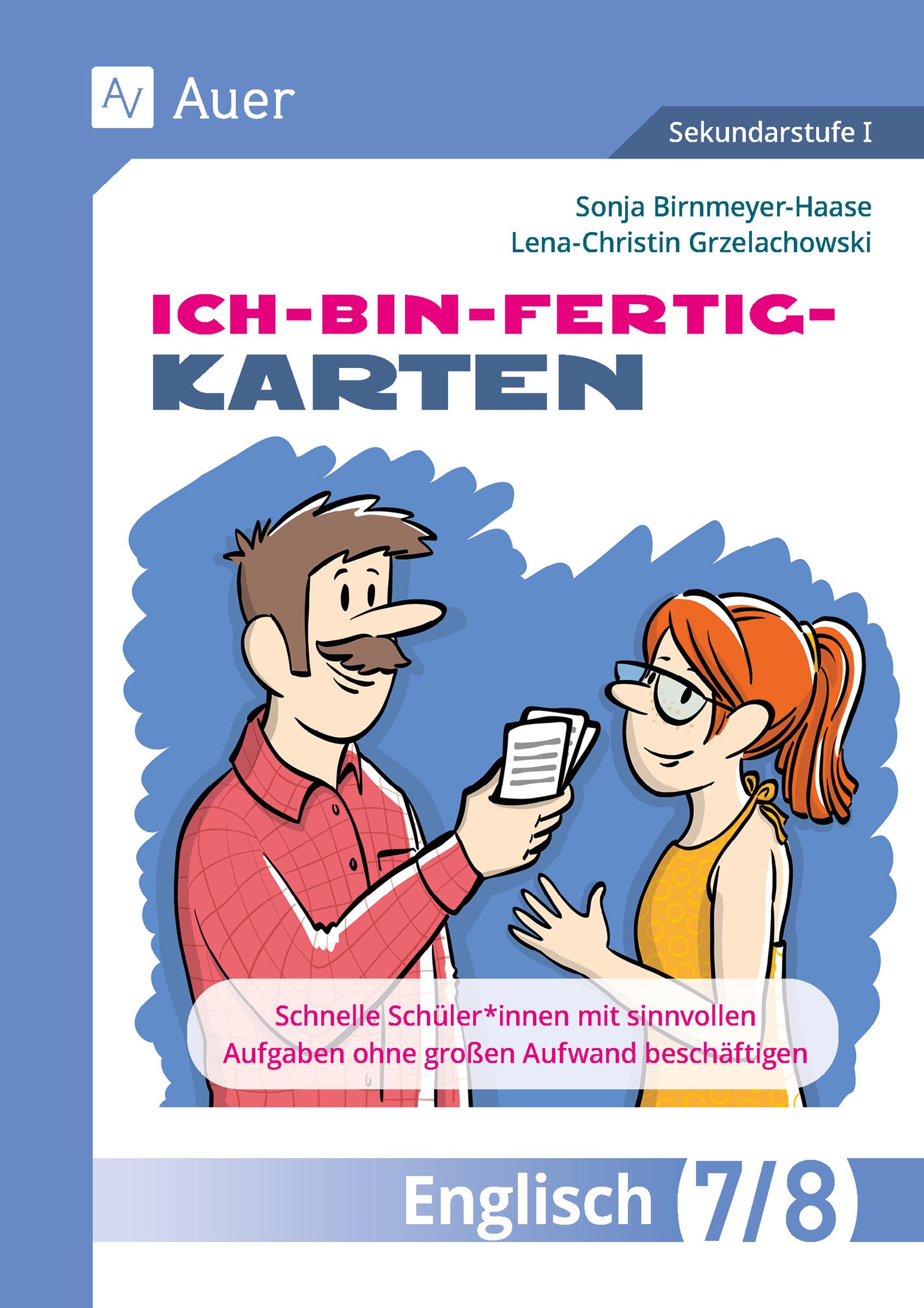 Ich-bin-fertig-Karten Englisch Klassen 7-8