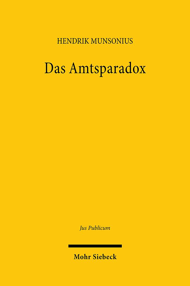 Das Amtsparadox