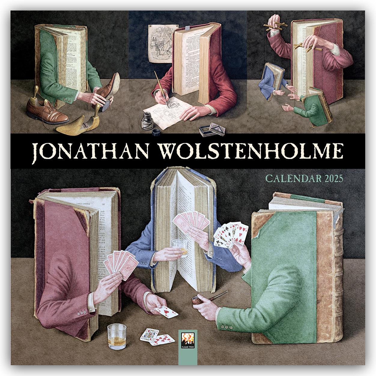 Jonathan Wolstenholme Wall Calendar 2025 (Art Calendar)