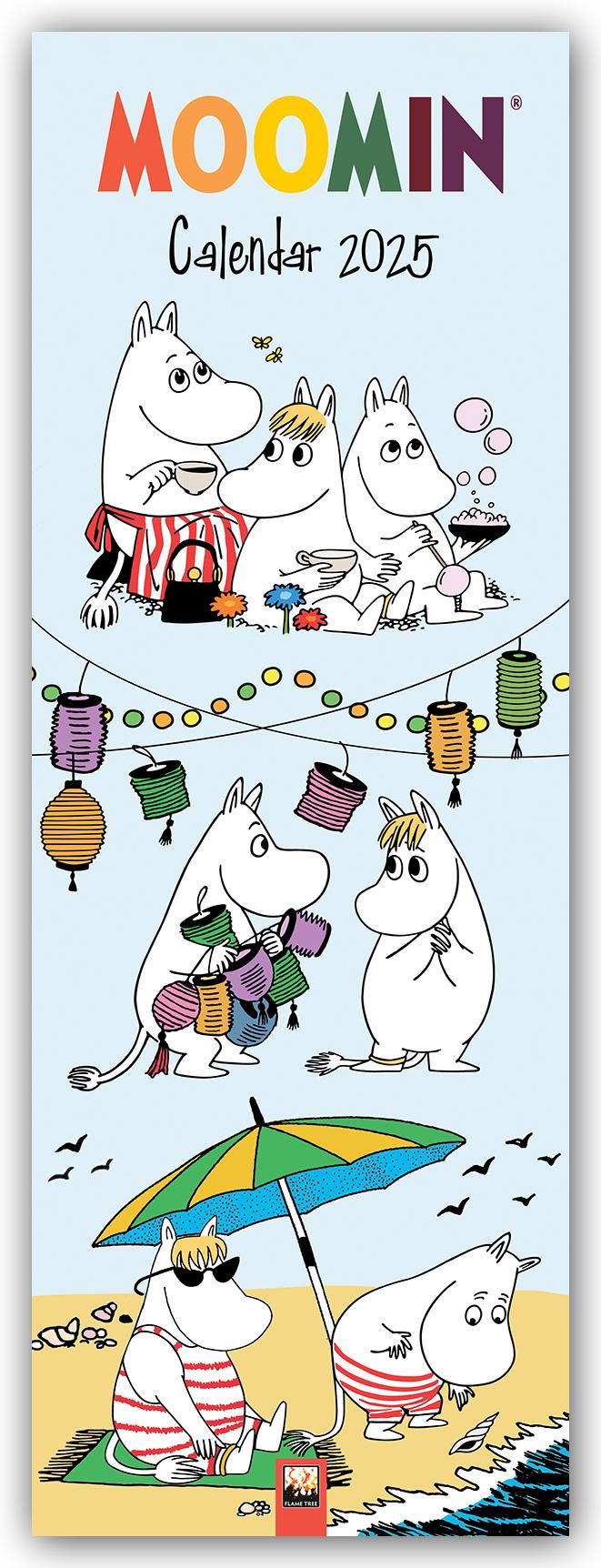 Moomin - Mumin Kalender - Slimline-Kalender 2025