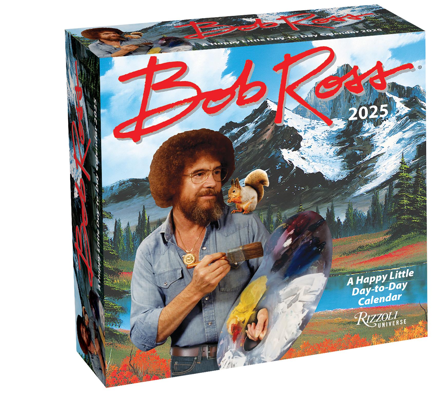 Bob Ross 2025 Day-To-Day Calendar