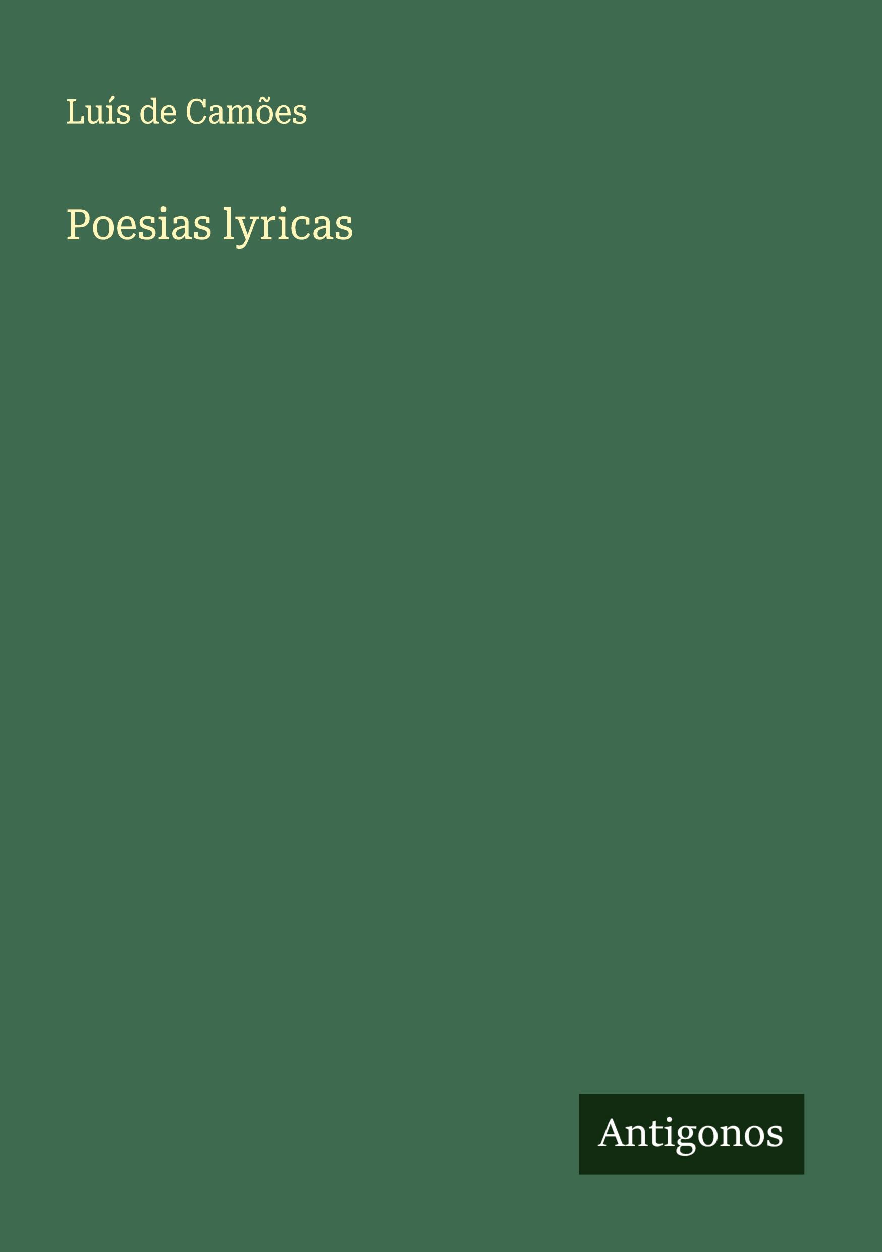 Poesias lyricas