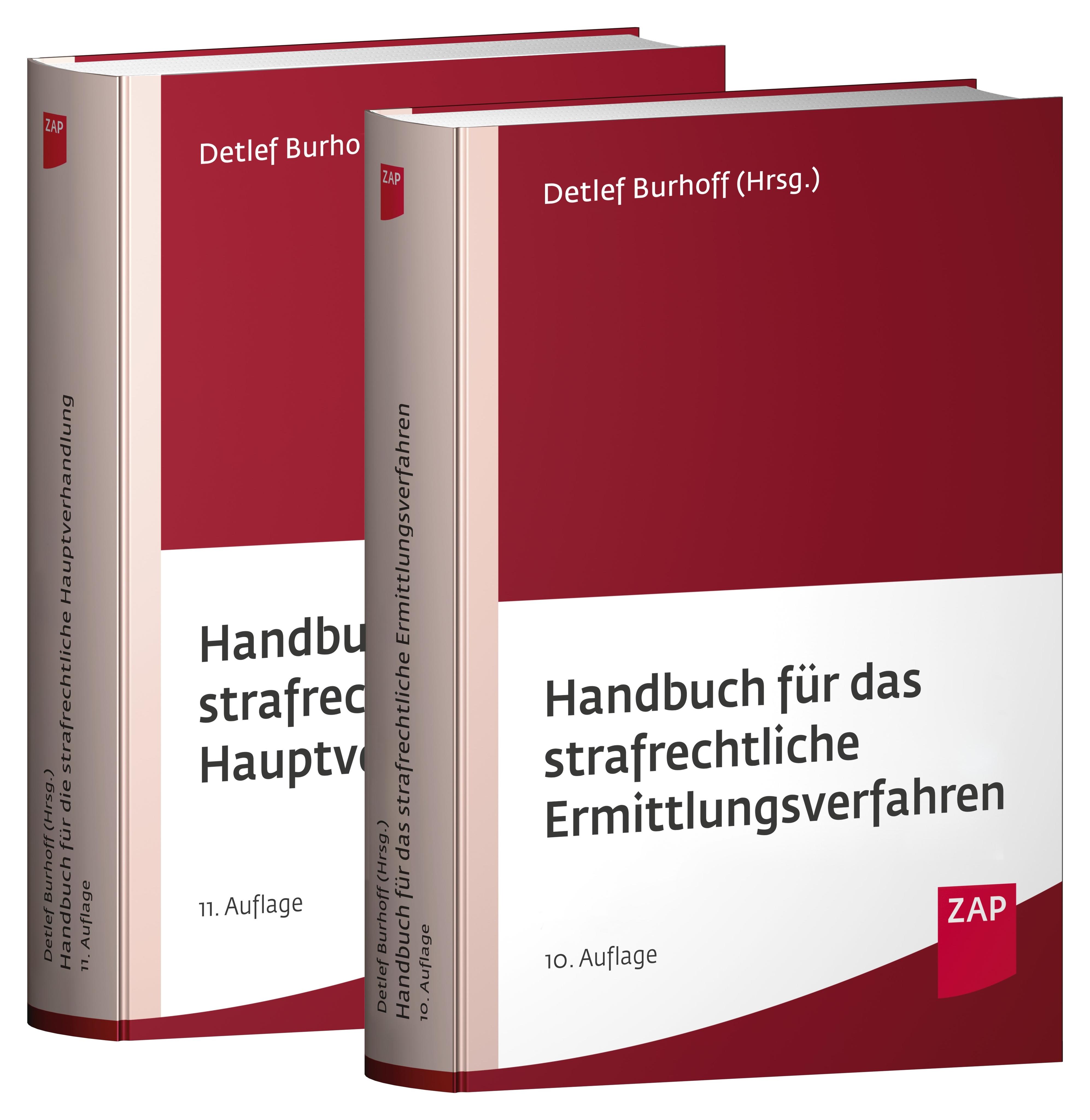 Paket Handbuch für das strafrechtliche Ermittlungsverfahren und Handbuch für die strafrechtliche Hauptverhandlung