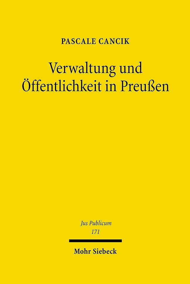 Verwaltung und Öffentlichkeit in Preußen