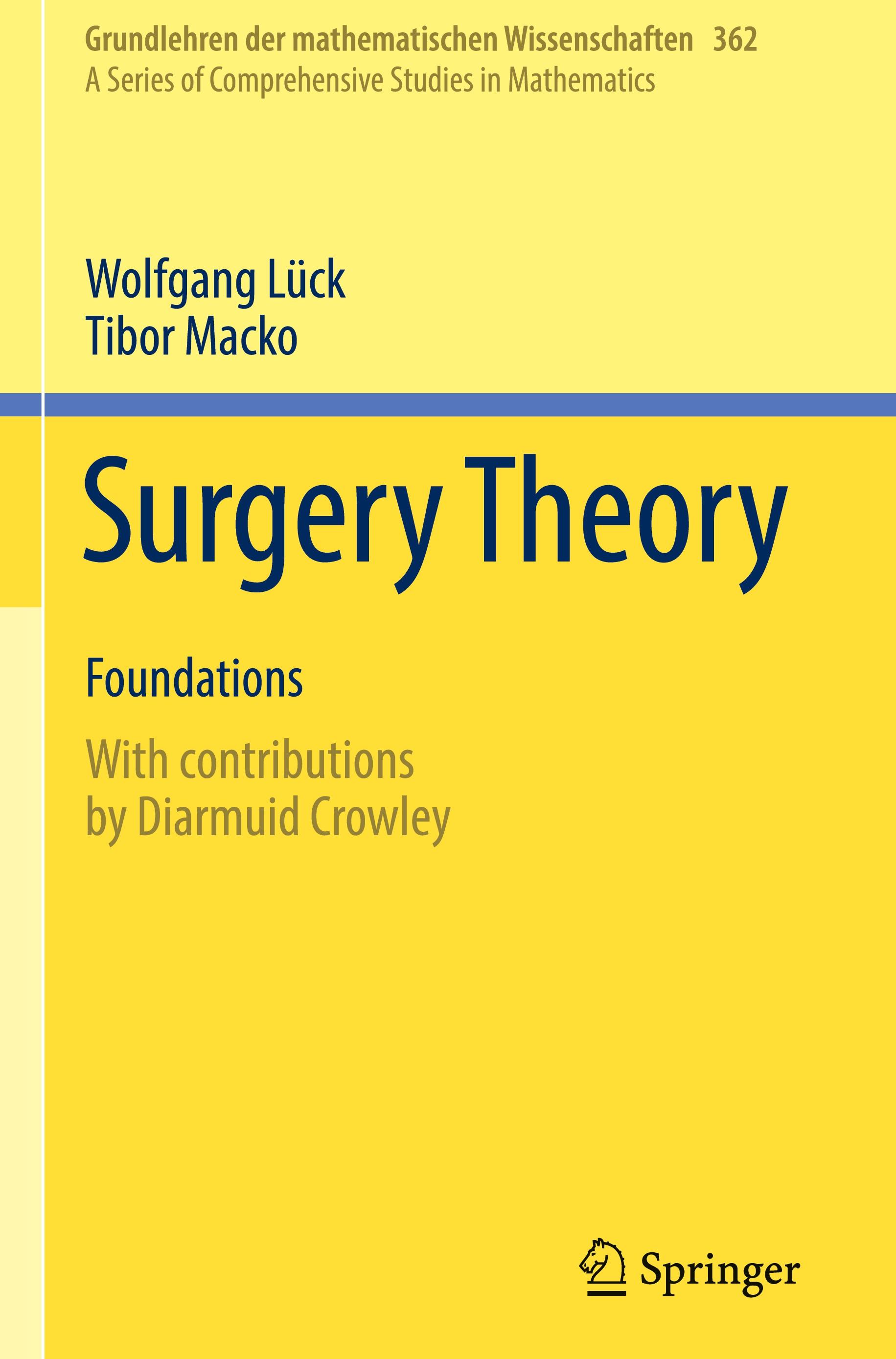 Surgery Theory