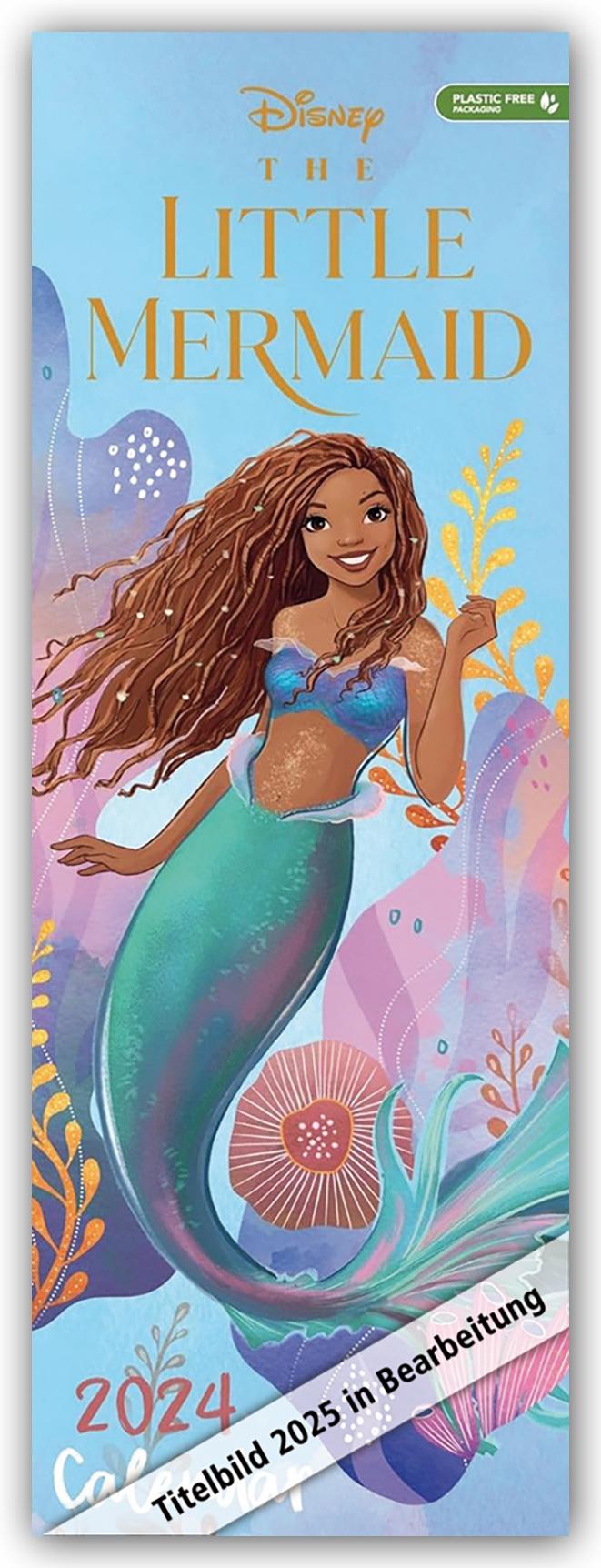 Disney - The Little Mermaid - Die kleine Meerjungfrau 2025 - Slimline-Kalender