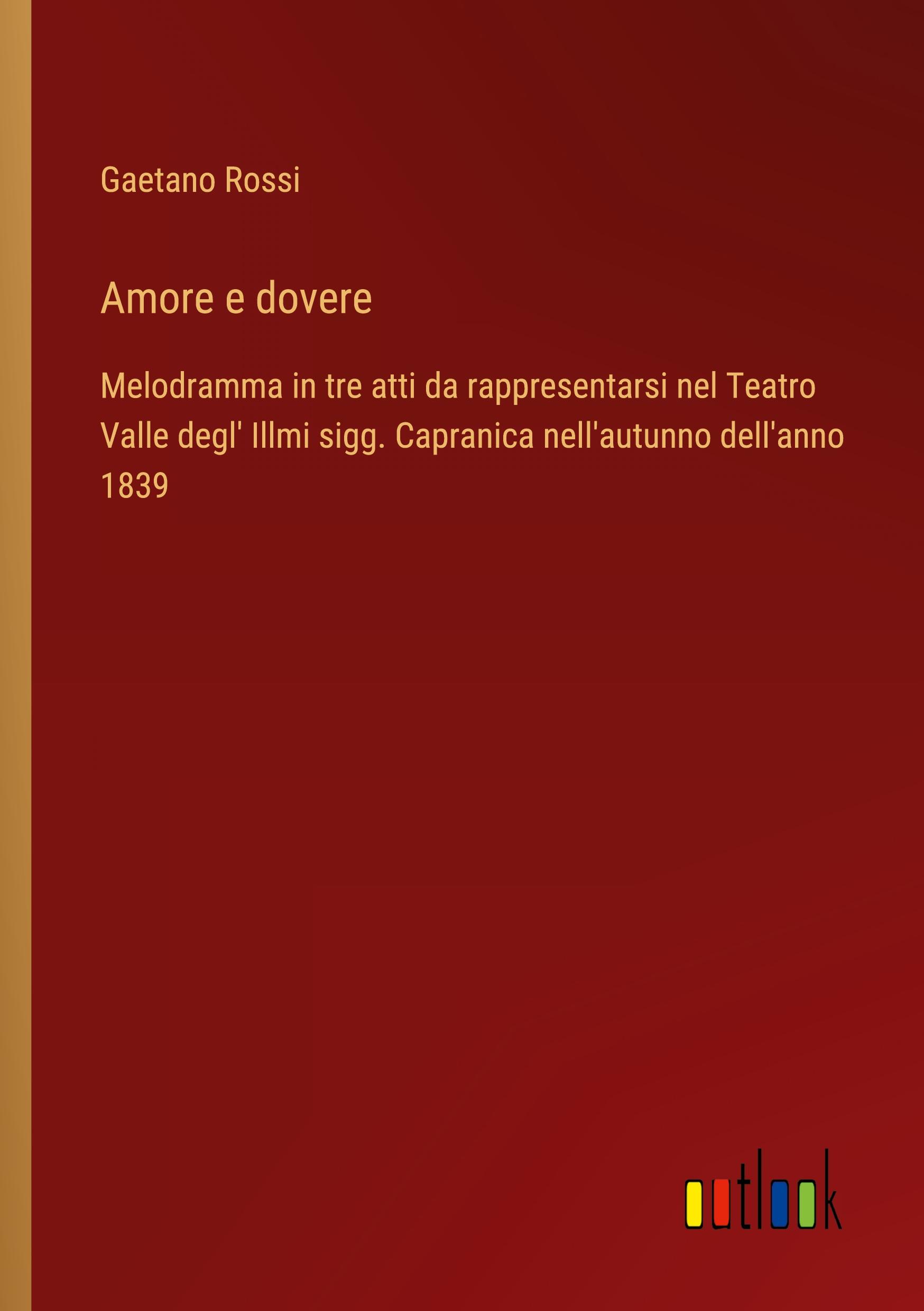 Amore e dovere