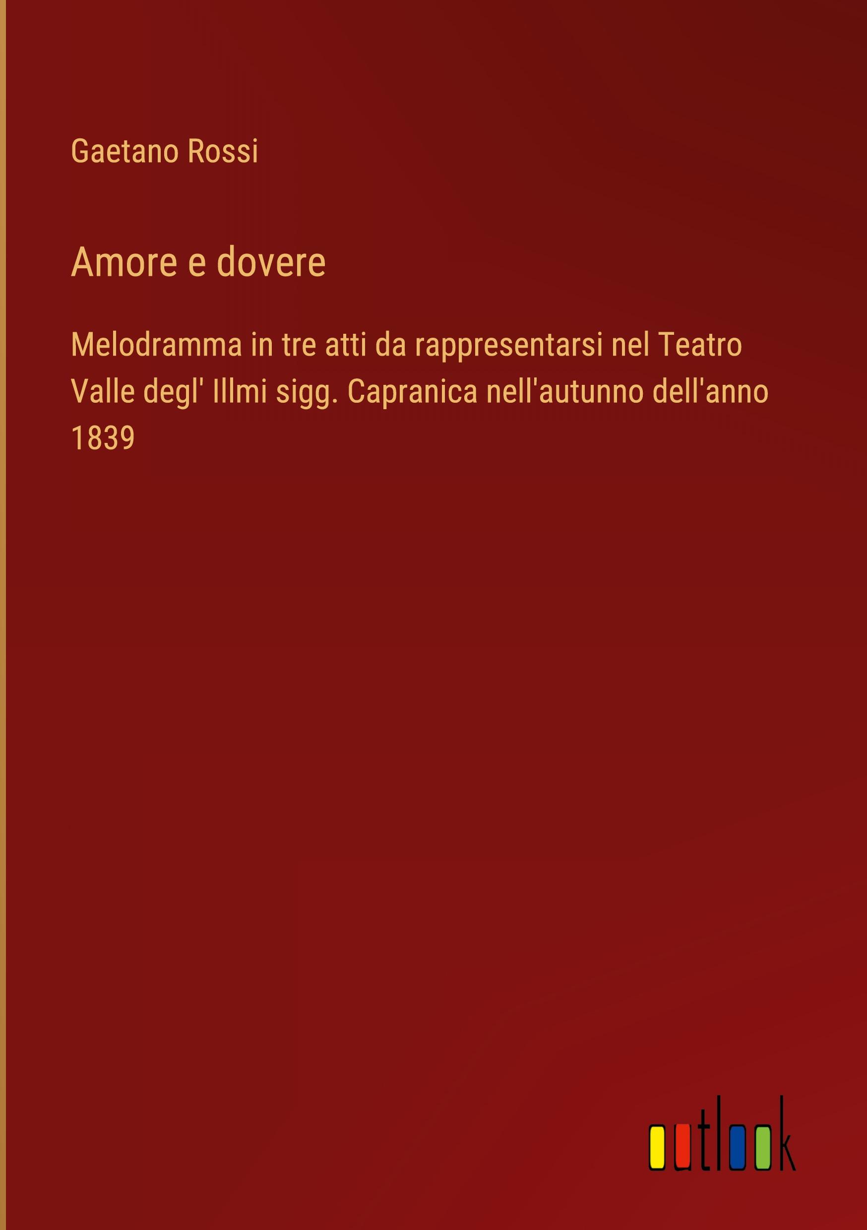 Amore e dovere