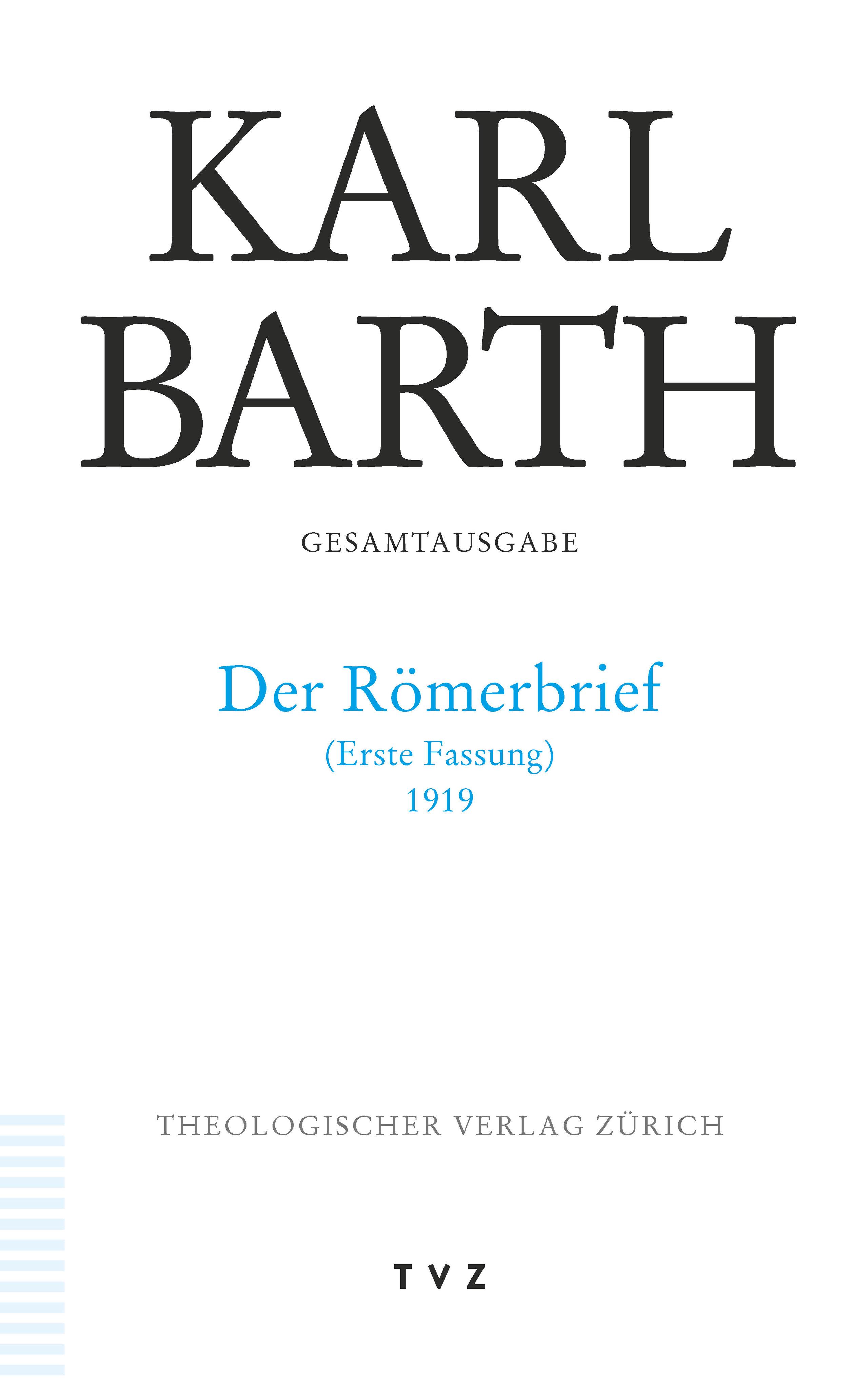 Karl Barth Gesamtausgabe 16