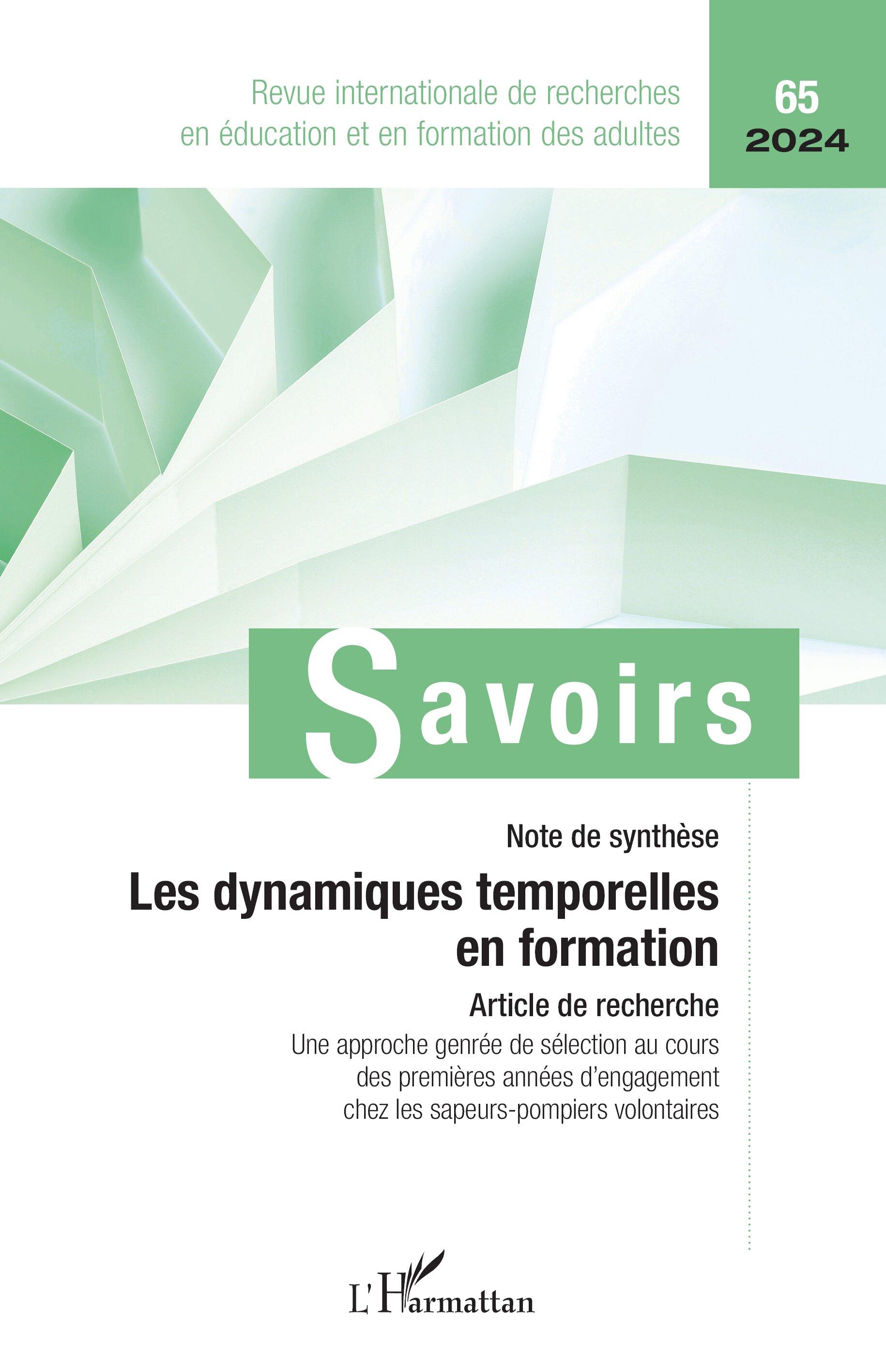 Les dynamiques temporelles en formation