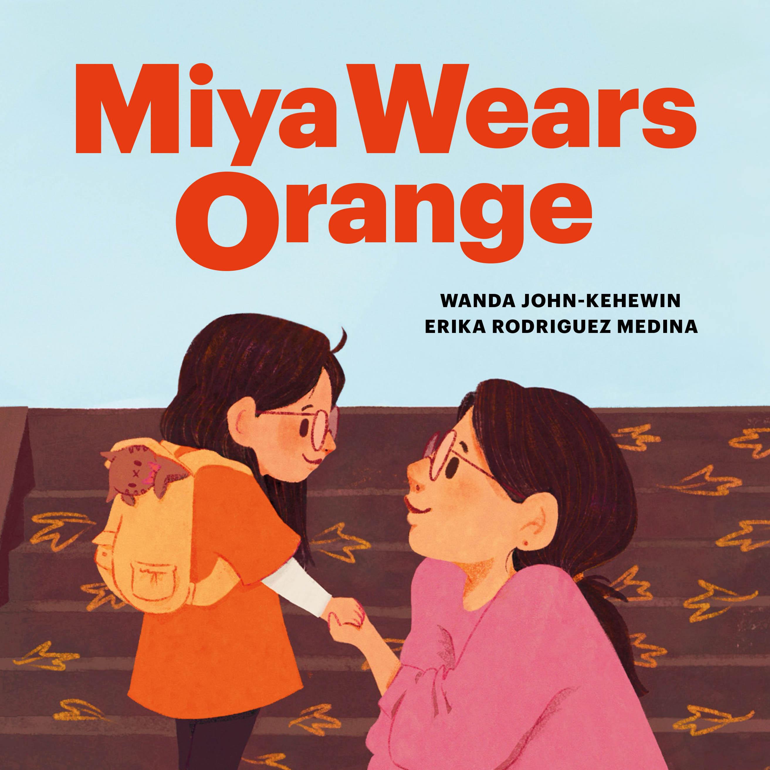 Miya Wears Orange