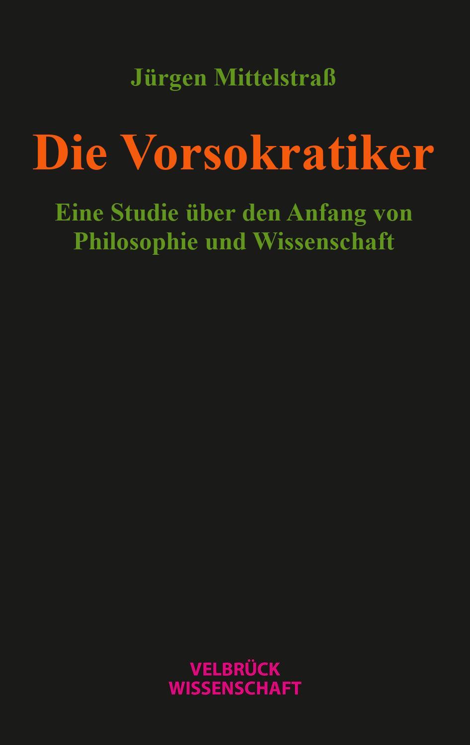 Die Vorsokratiker