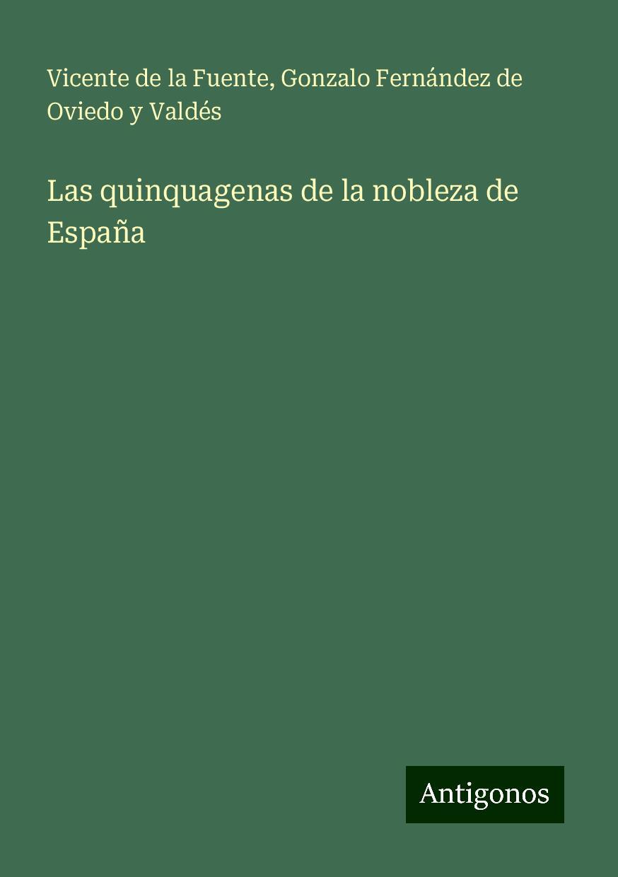 Las quinquagenas de la nobleza de España