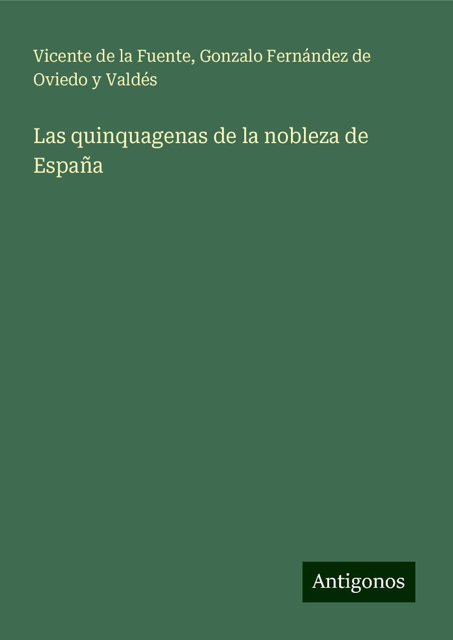 Las quinquagenas de la nobleza de España