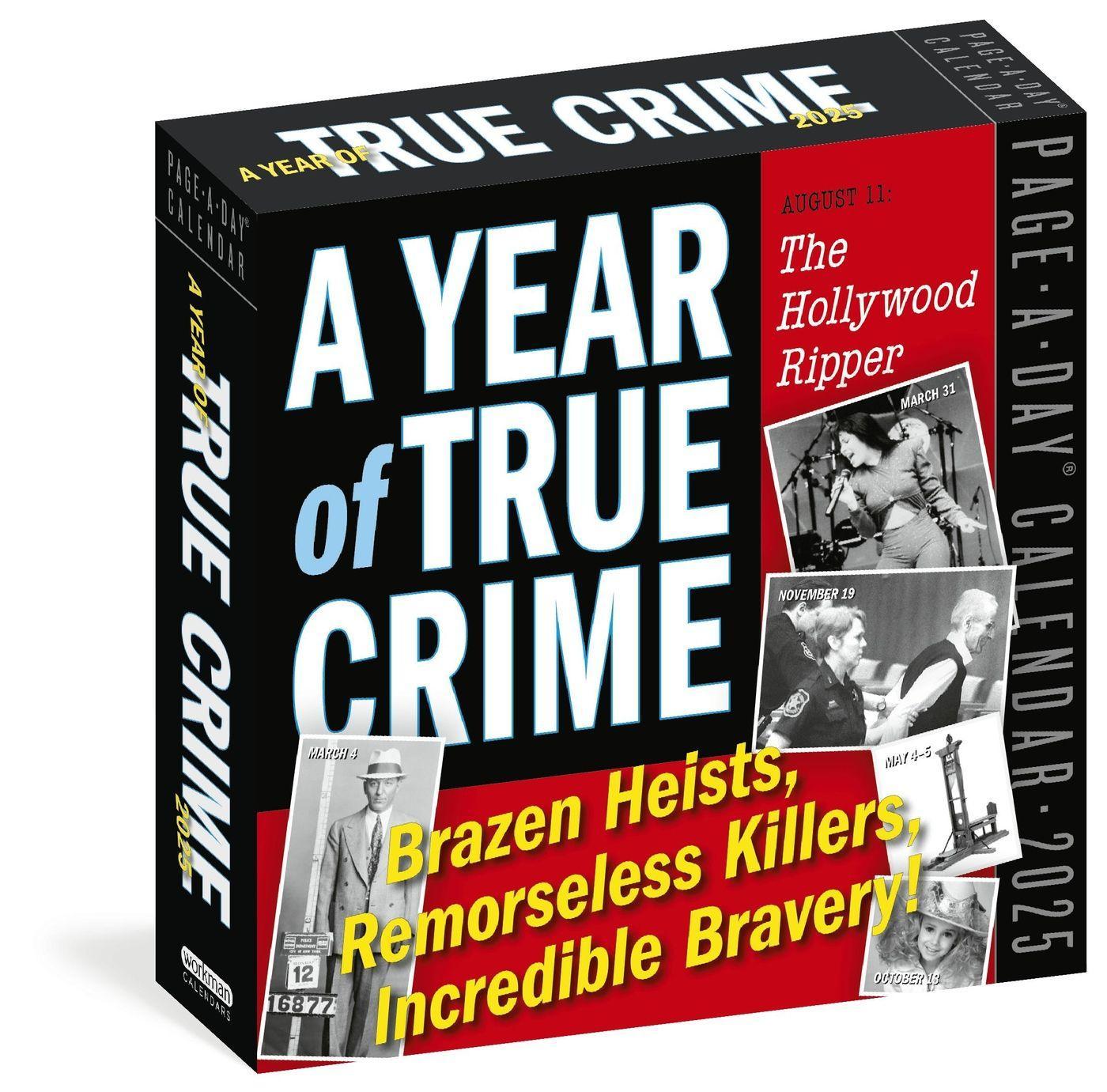 A Year of True Crime Page-A-Day(r) Calendar 2025