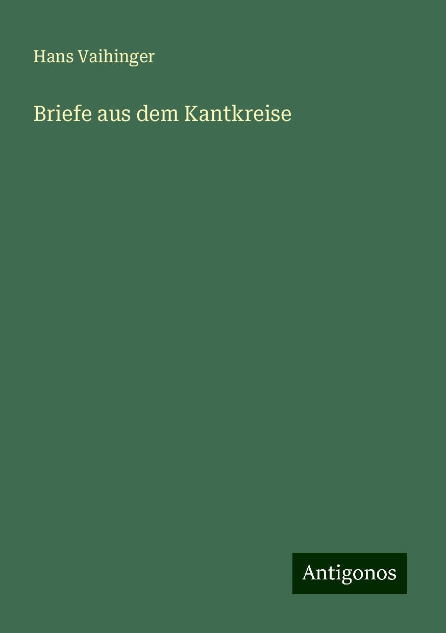 Briefe aus dem Kantkreise