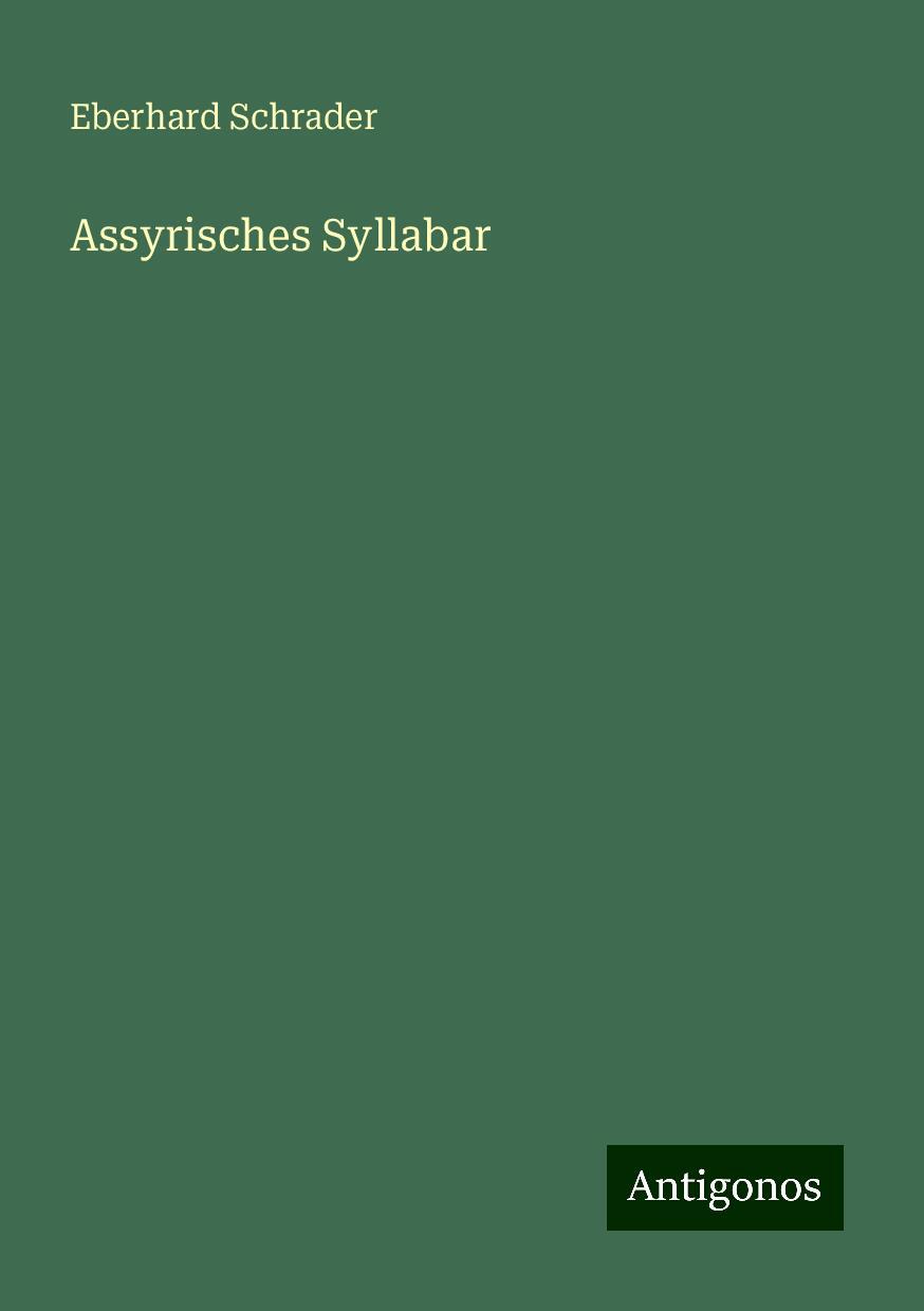 Assyrisches Syllabar