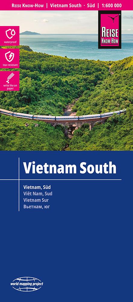 Reise Know-How Landkarte Vietnam Süd (1:600.000)