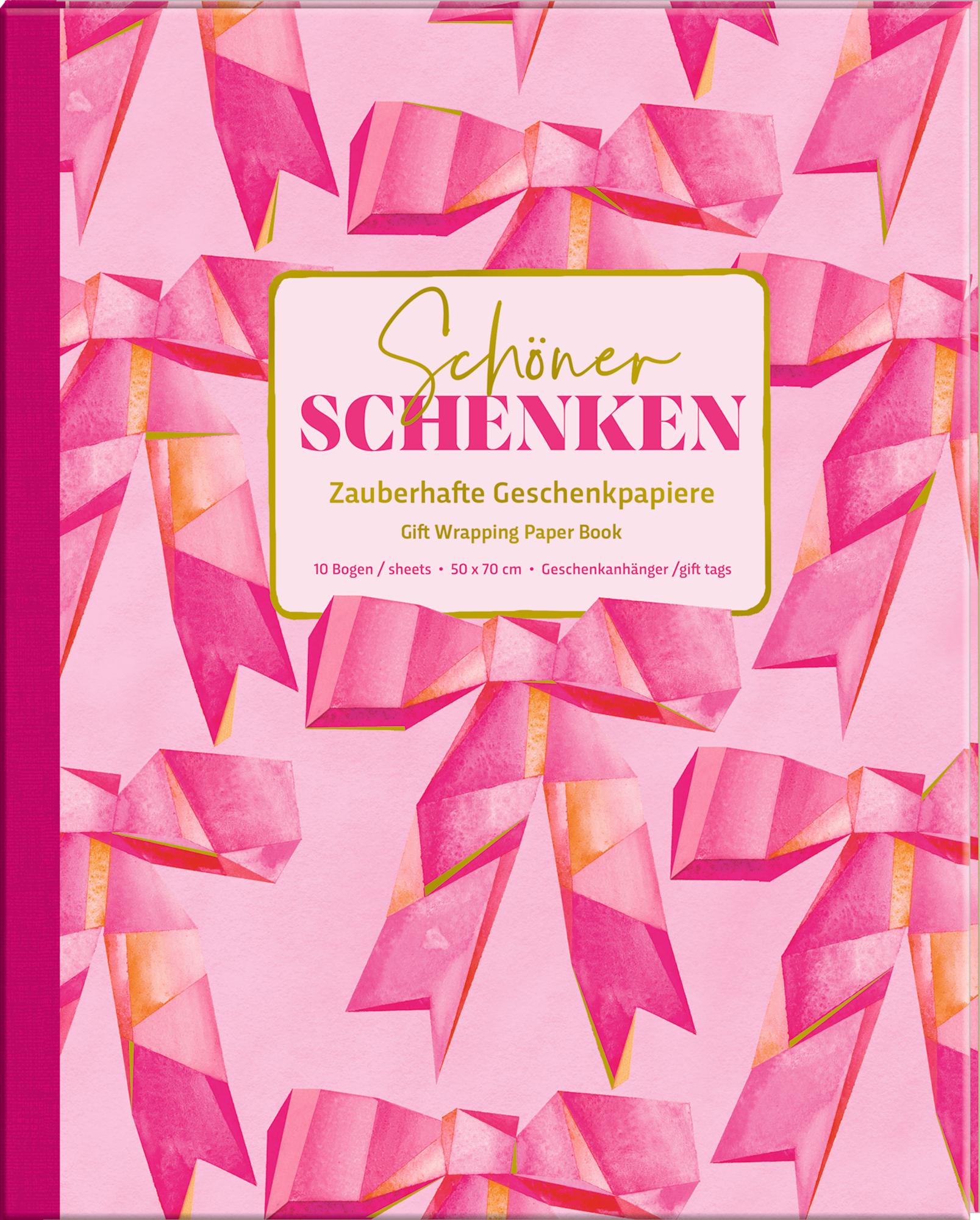 Geschenkpapier-Buch - All about pink