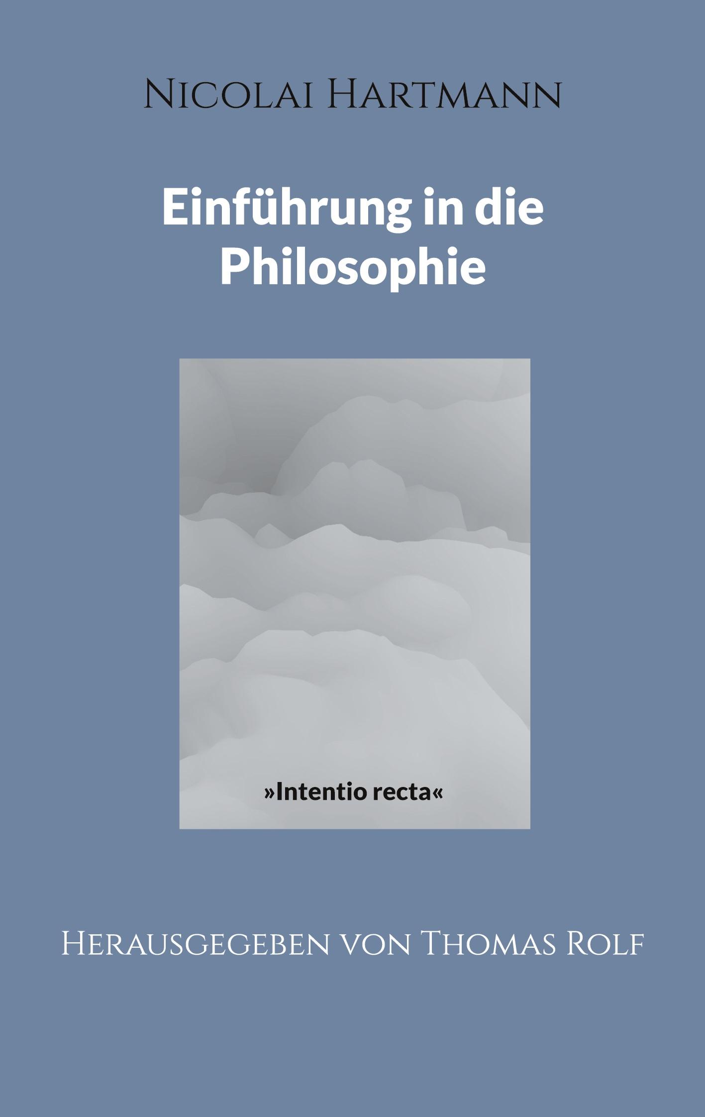 Nicolai Hartmann: Einführung in die Philosophie