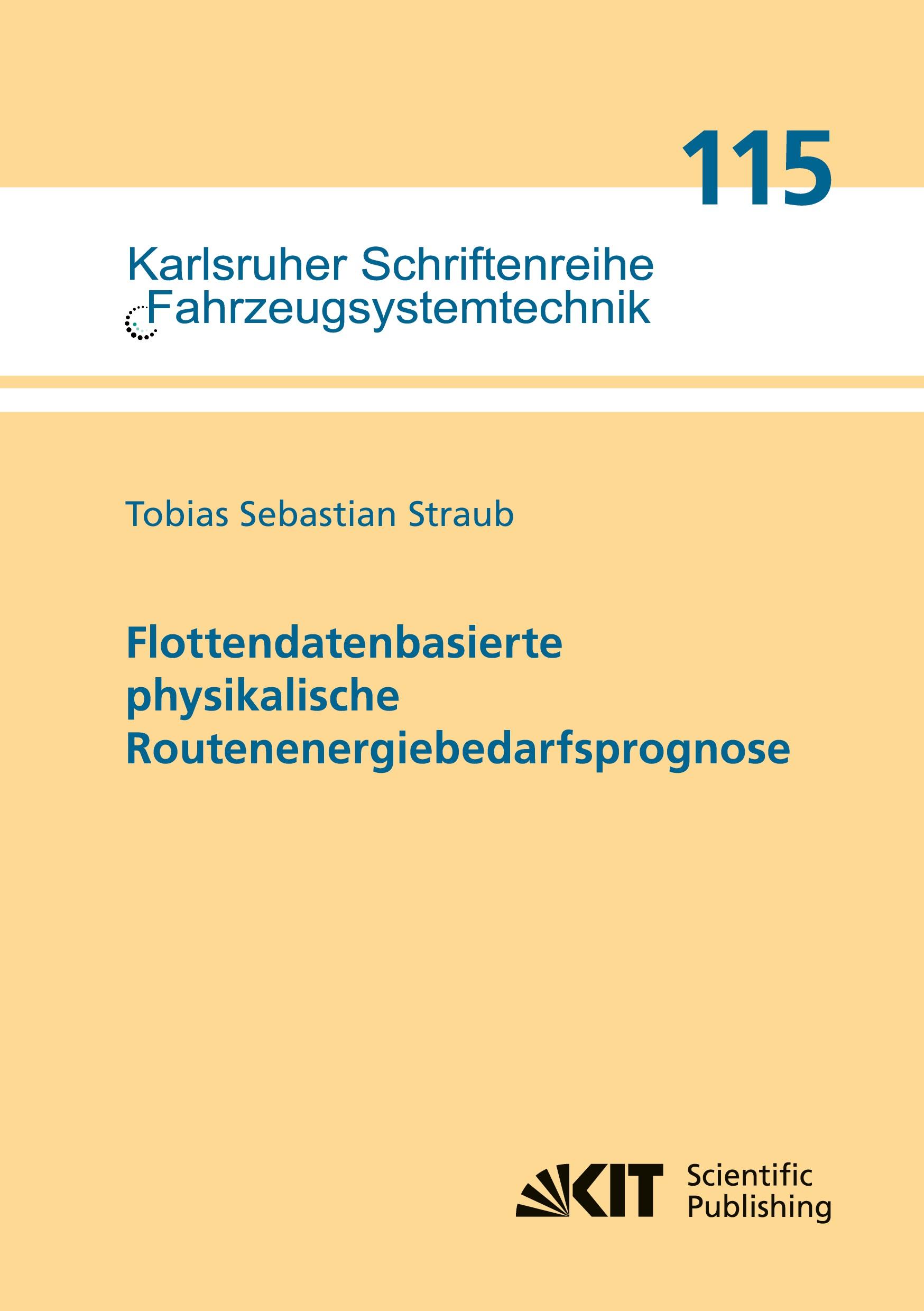 Flottendatenbasierte physikalische Routenenergiebedarfsprognose