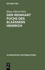 Der Reinhart Fuchs des Elsässers Heinrich