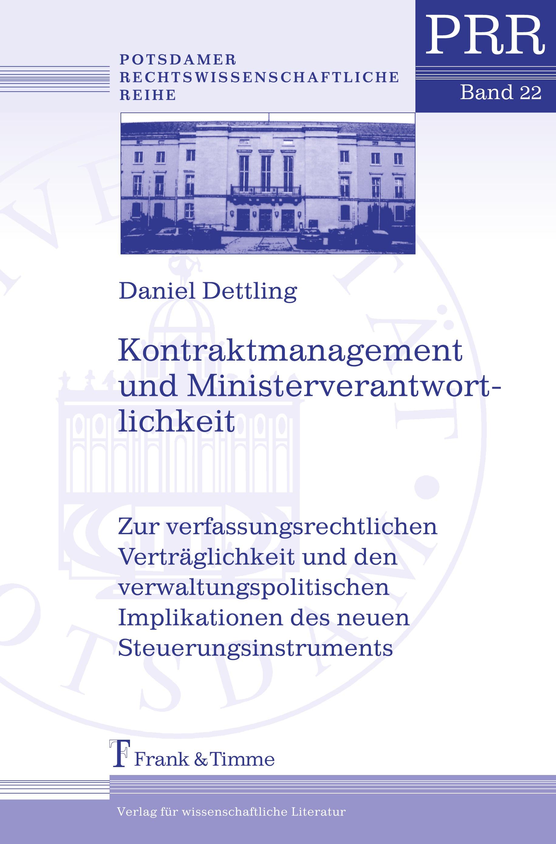 Kontraktmanagement und Ministerverantwortlichkeit