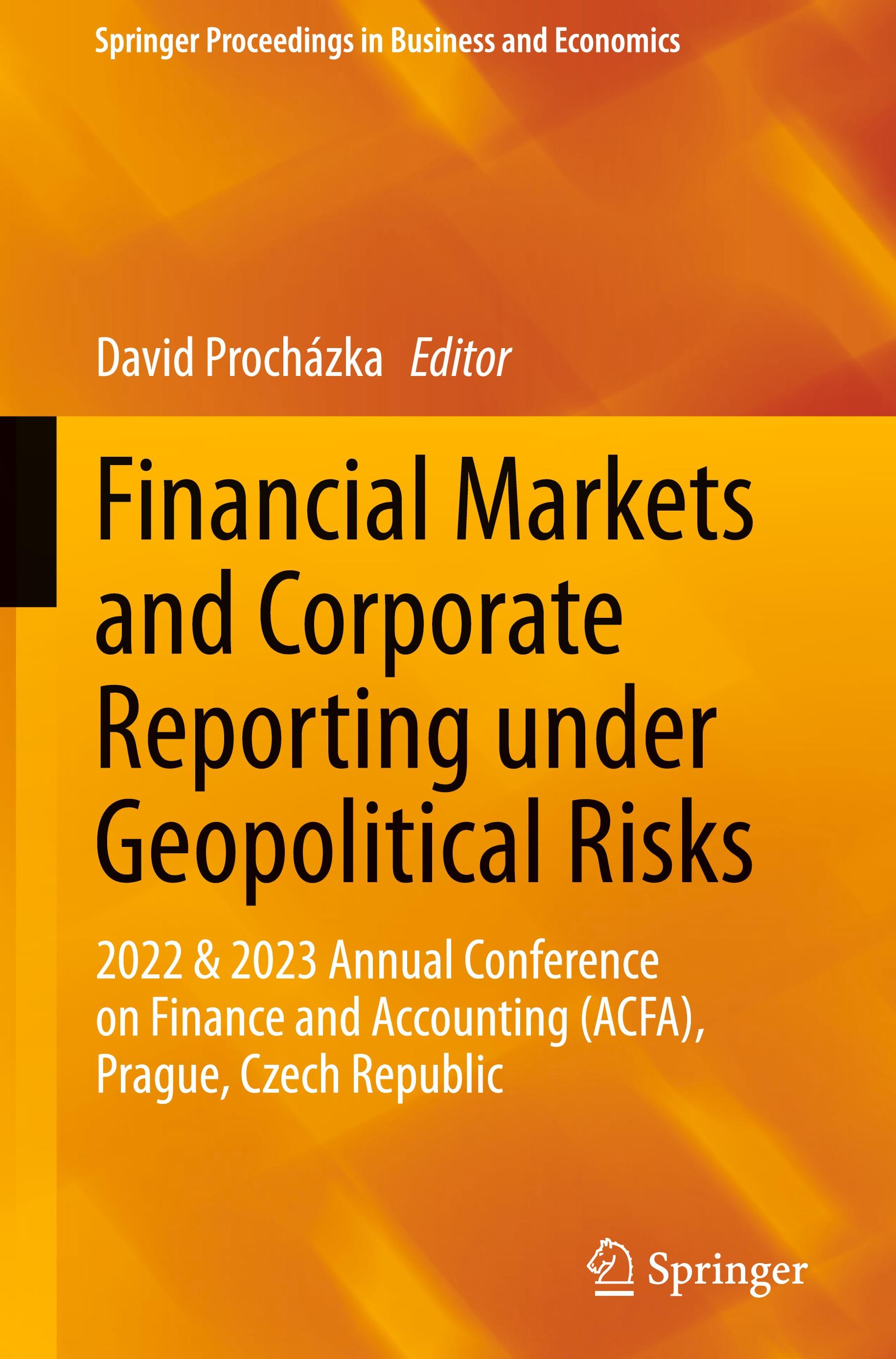 Financial Markets and Corporate Reporting under Geopolitical Risks