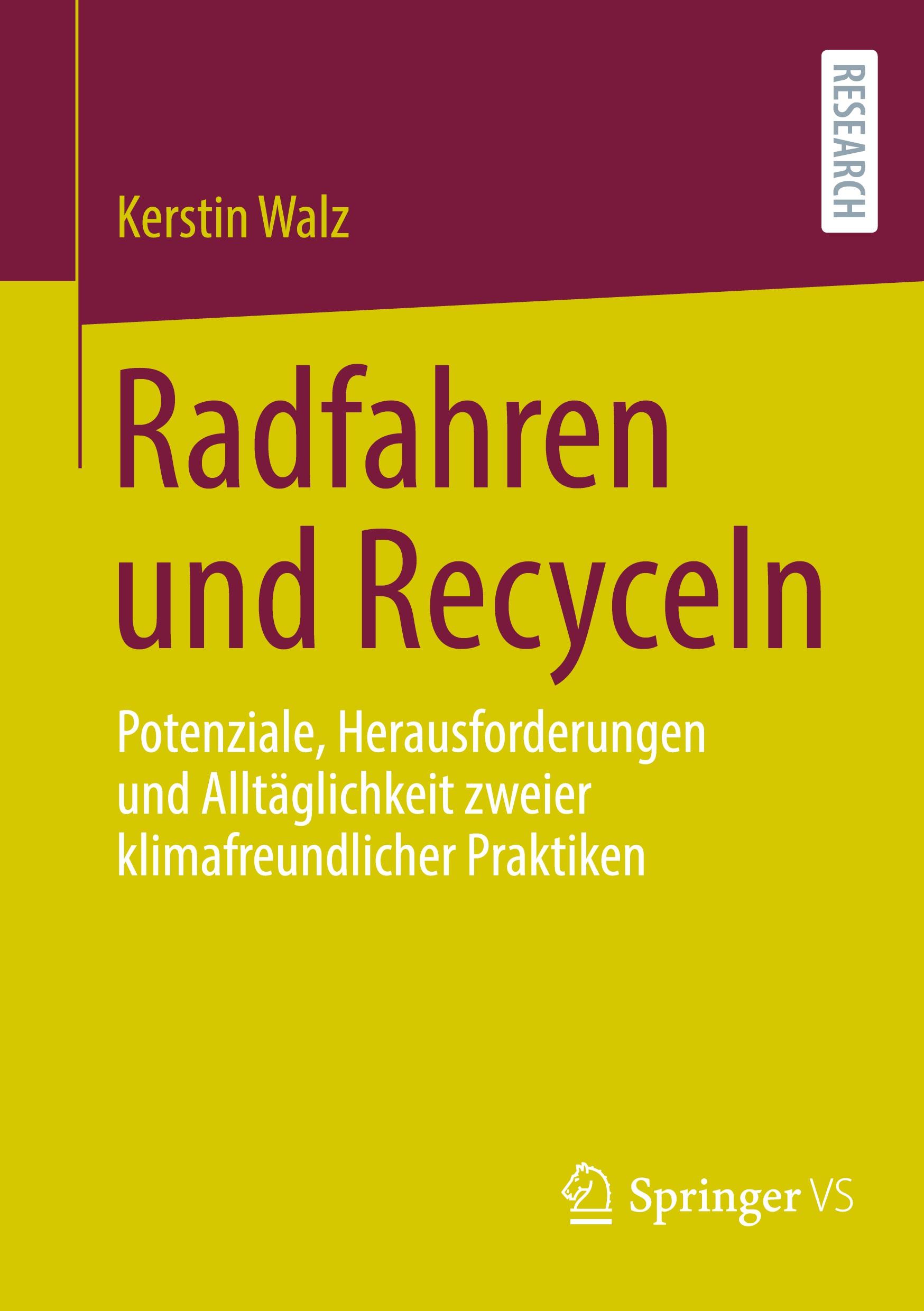 Radfahren und Recyceln