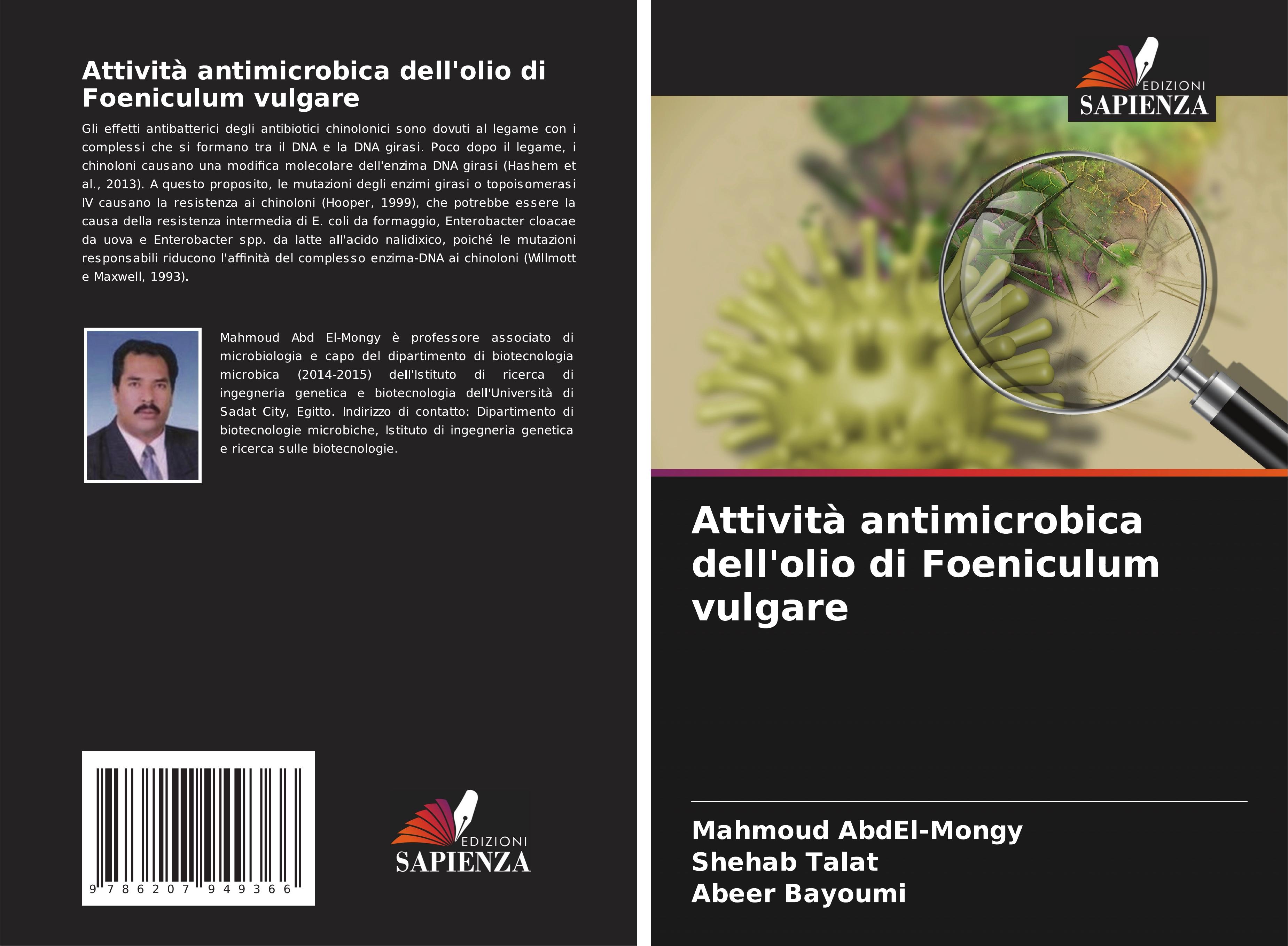 Attività antimicrobica dell'olio di Foeniculum vulgare