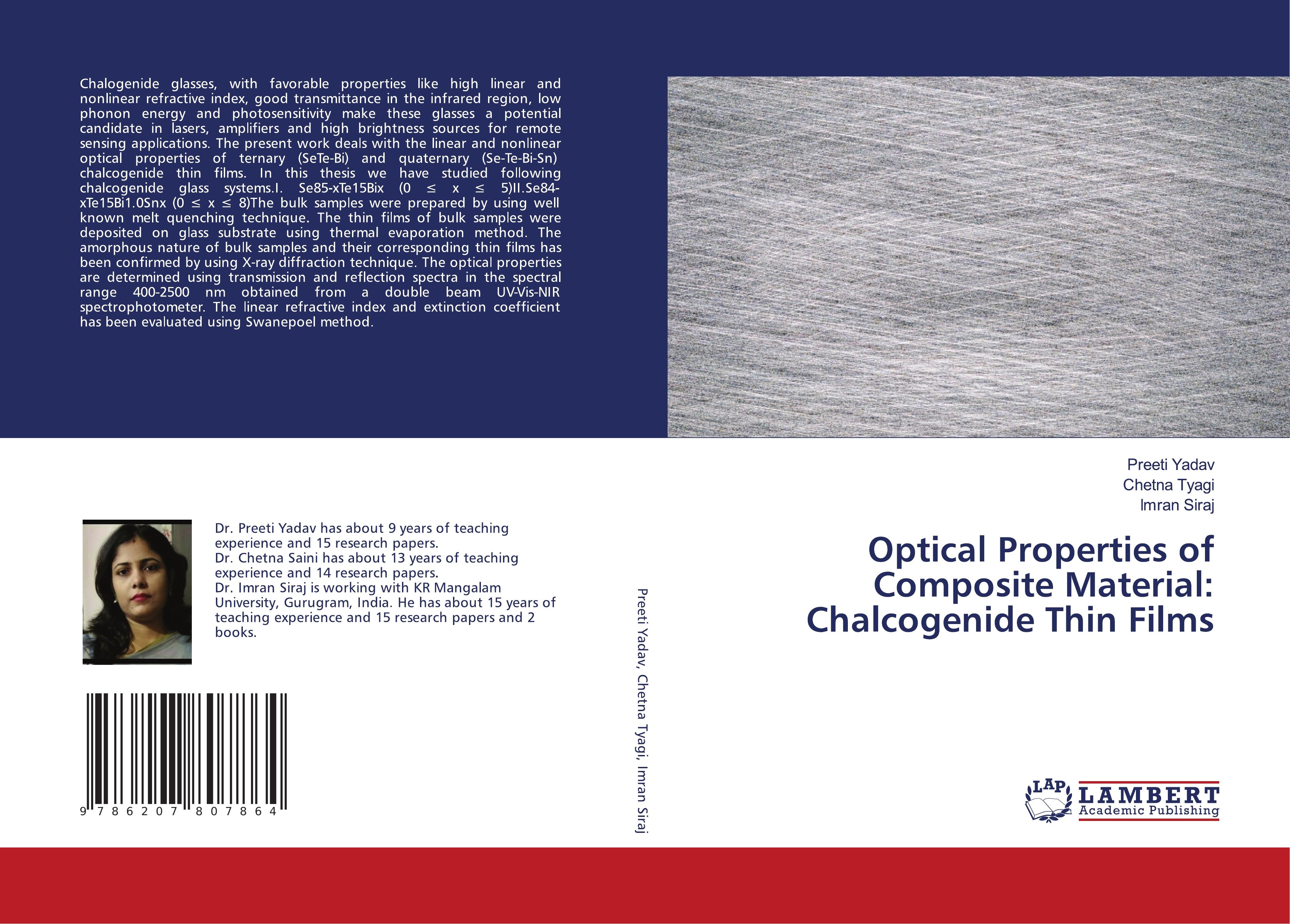 Optical Properties of Composite Material: Chalcogenide Thin Films