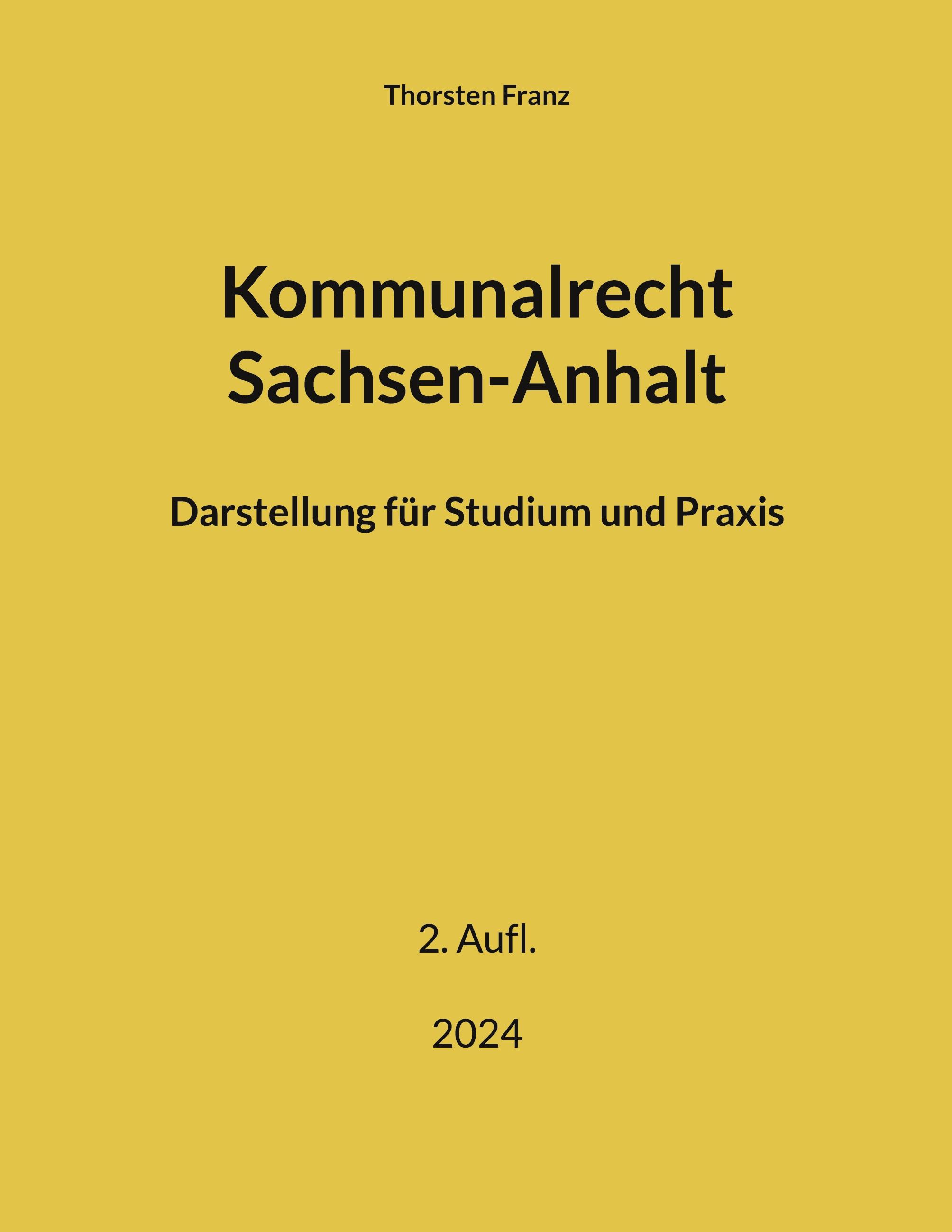 Kommunalrecht Sachsen-Anhalt